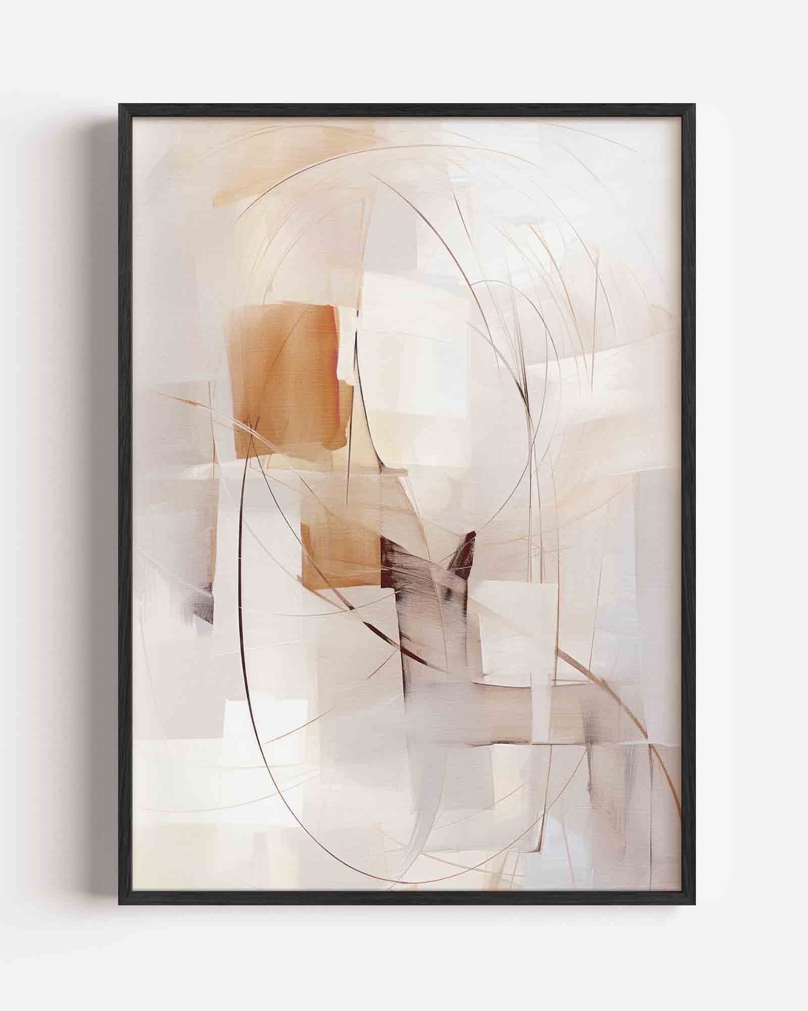 Abstracte vormen Poster