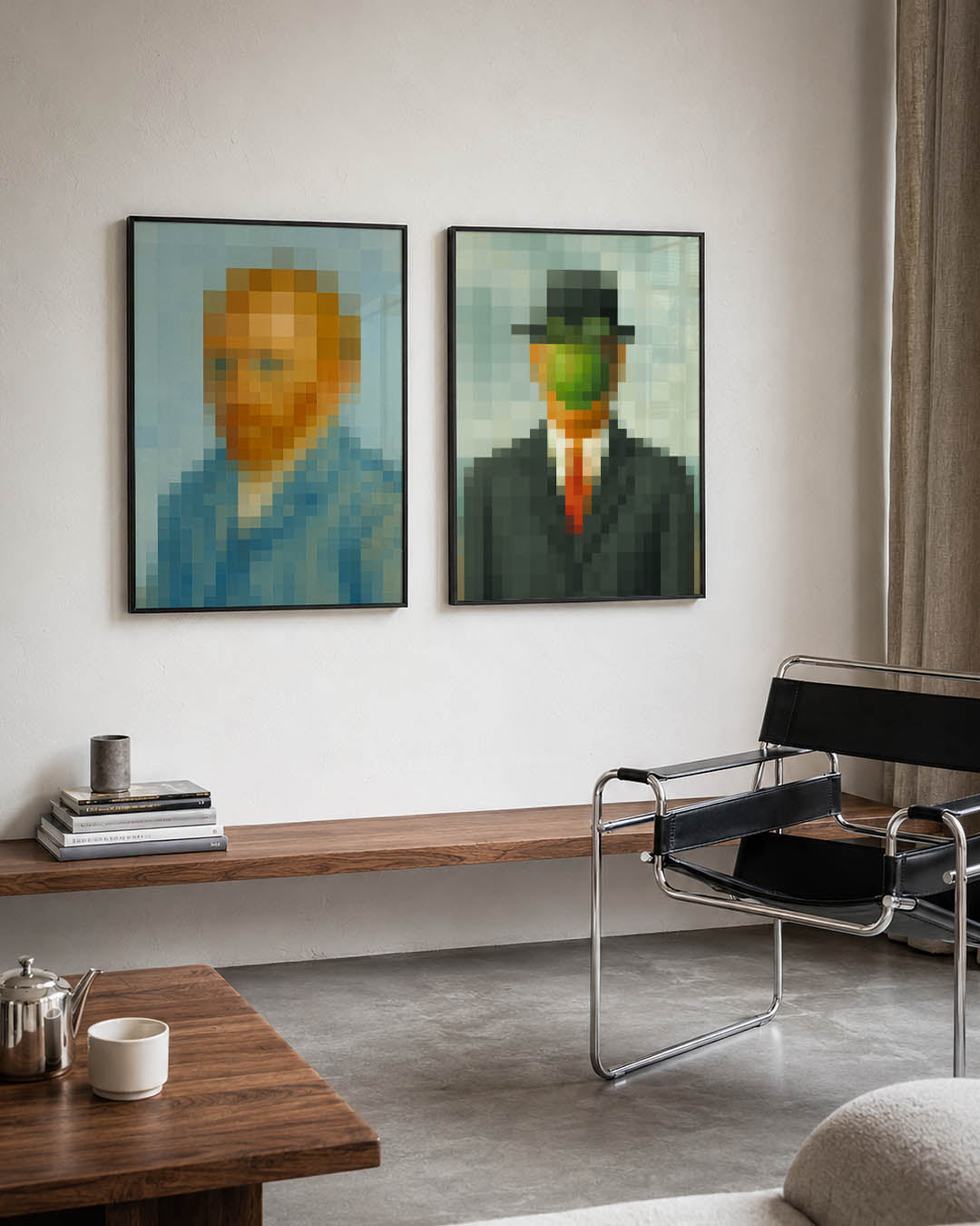 Pixel portret Posterset