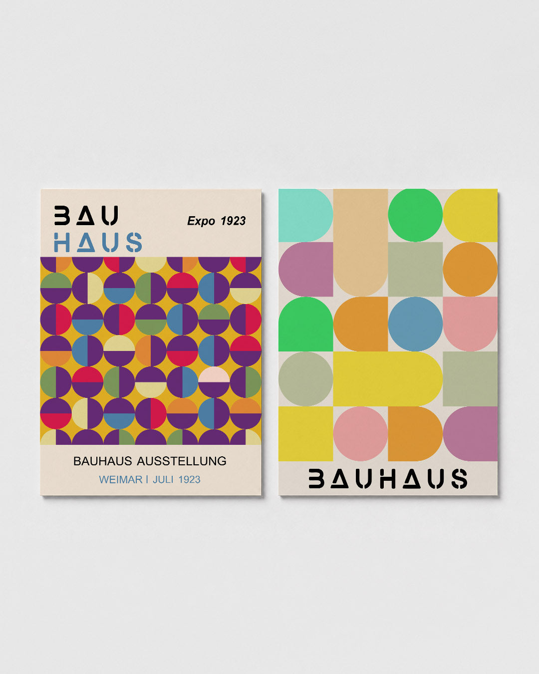 Kleurrijke cirkelpatronen Posterset