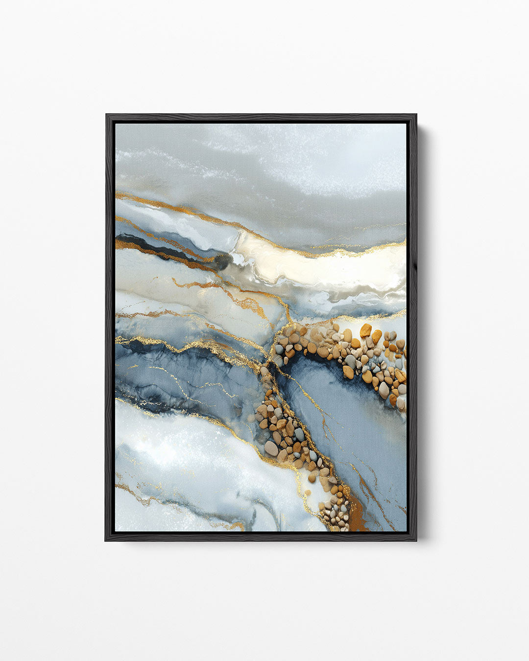 Organische lijnen compositie Kunstwerk