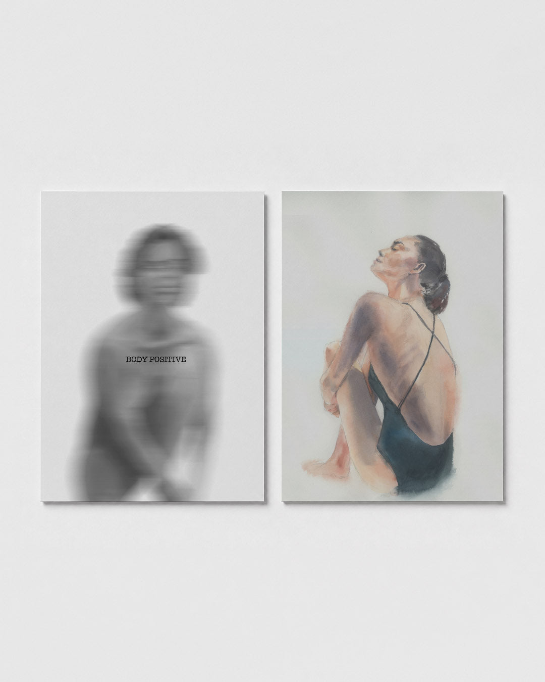 Vervagende beweging Posterset