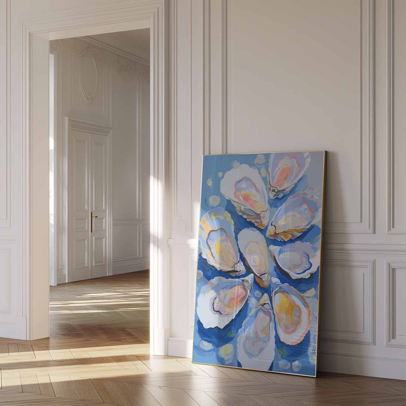 Elegant Oester Kunstwerk Poster-WallArtistic