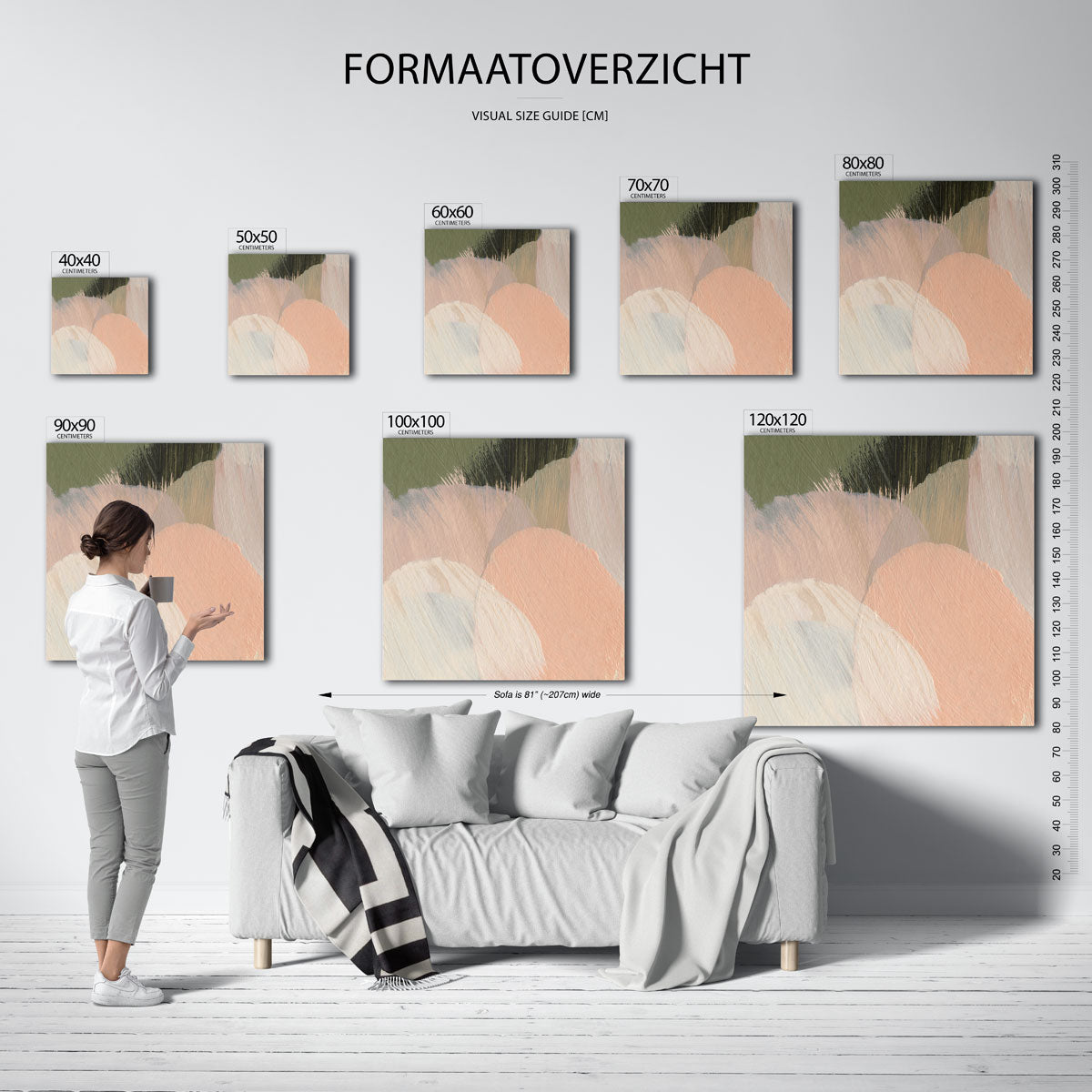 Abstracte vormen Poster