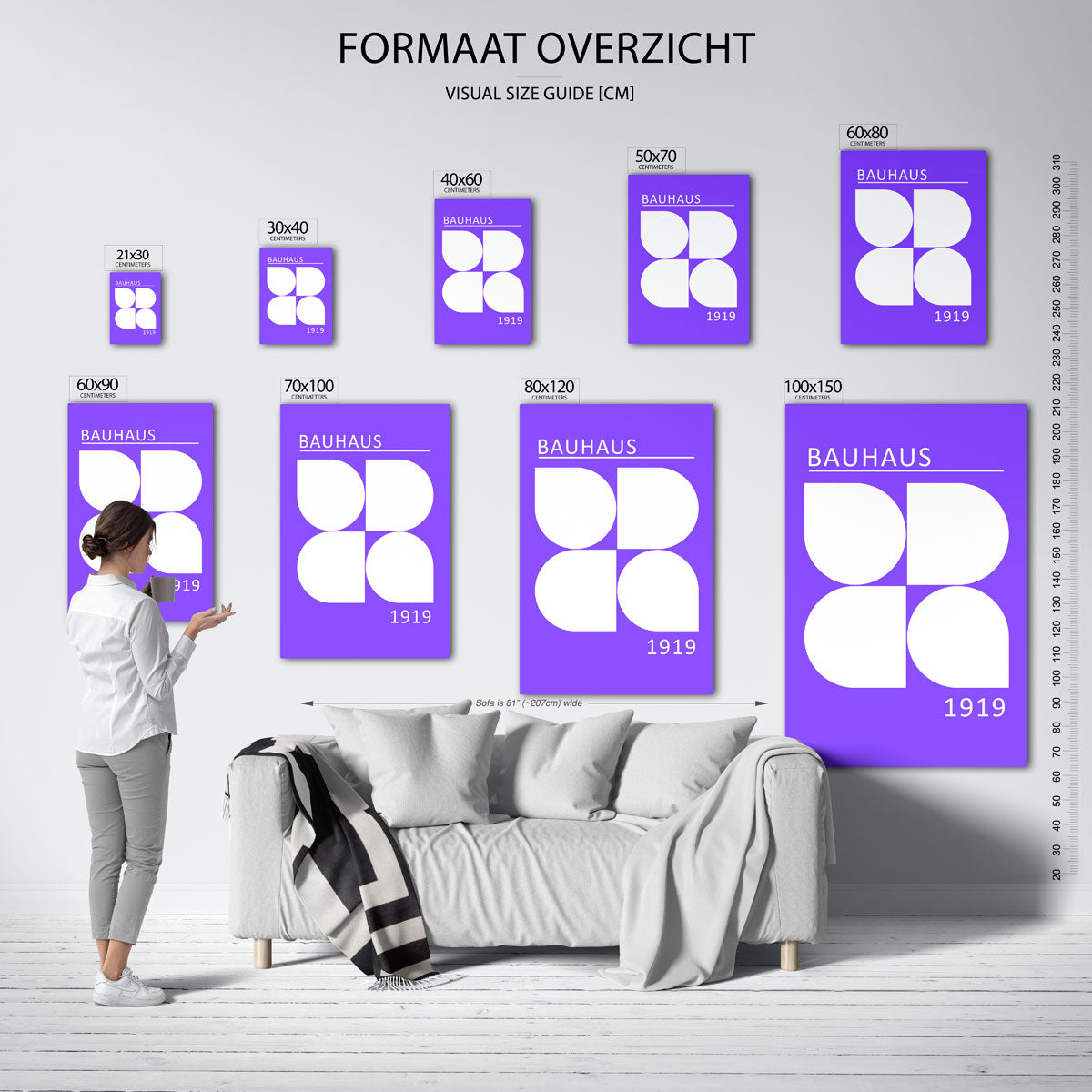 Vorm en kleur Poster