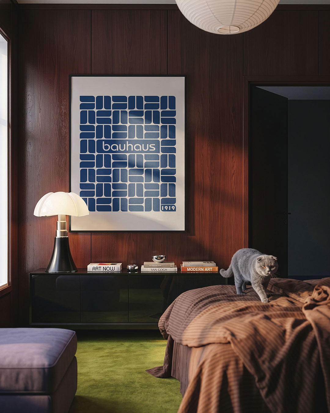 Vormritme en kleur Poster