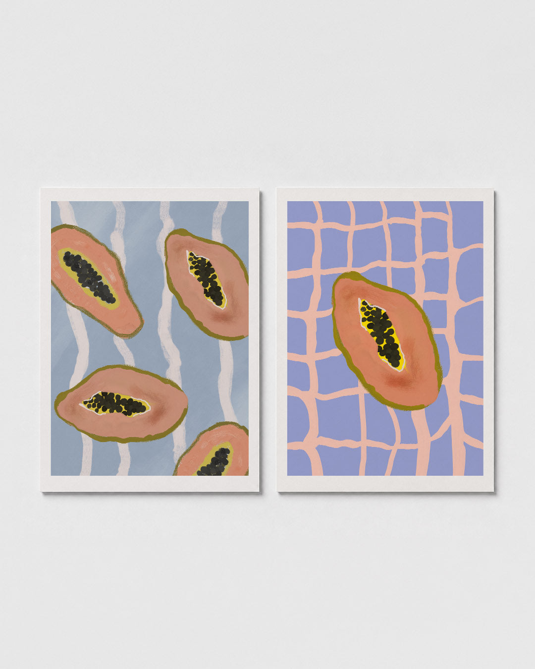 Fruitige patronen Posterset