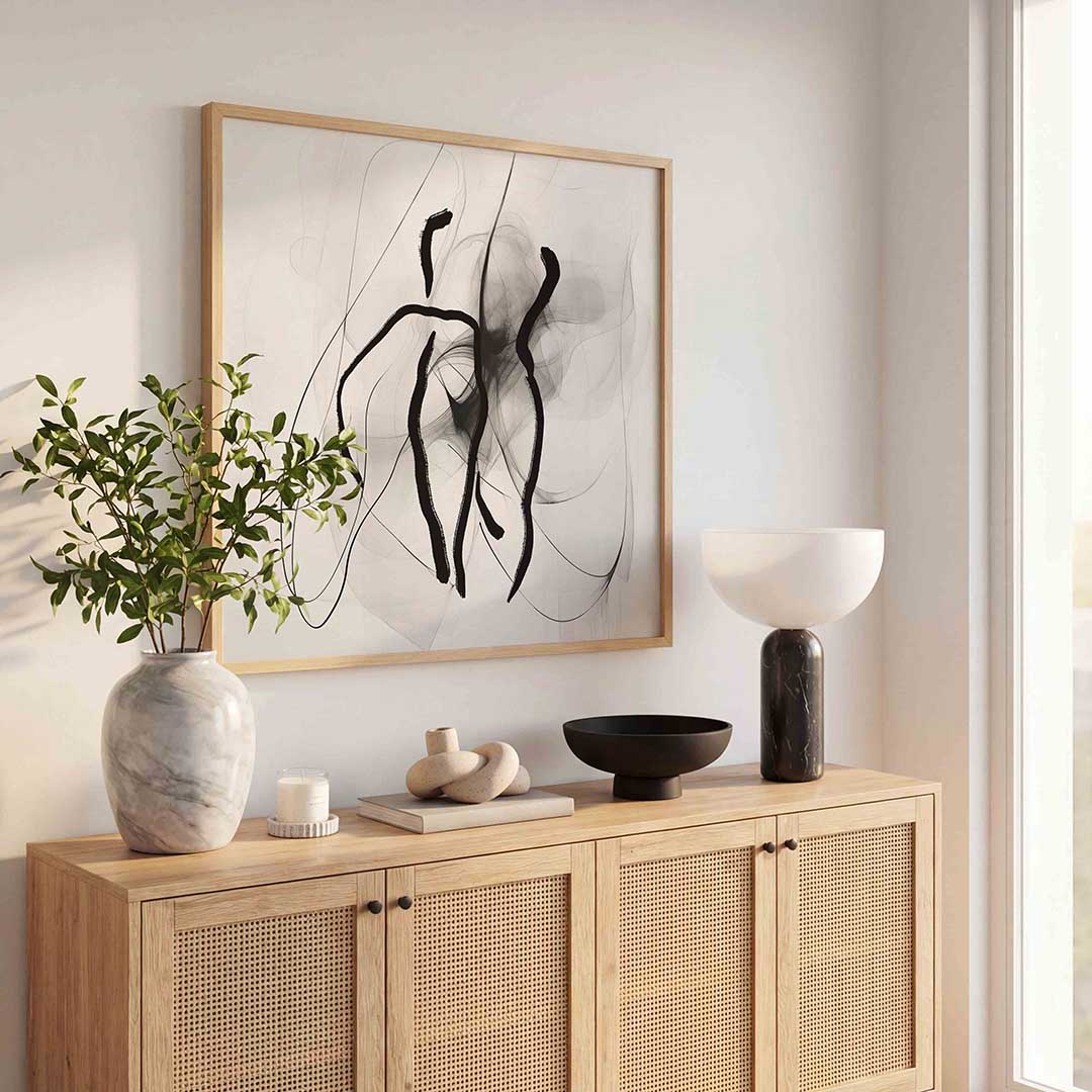 Abstracte lijnen Poster