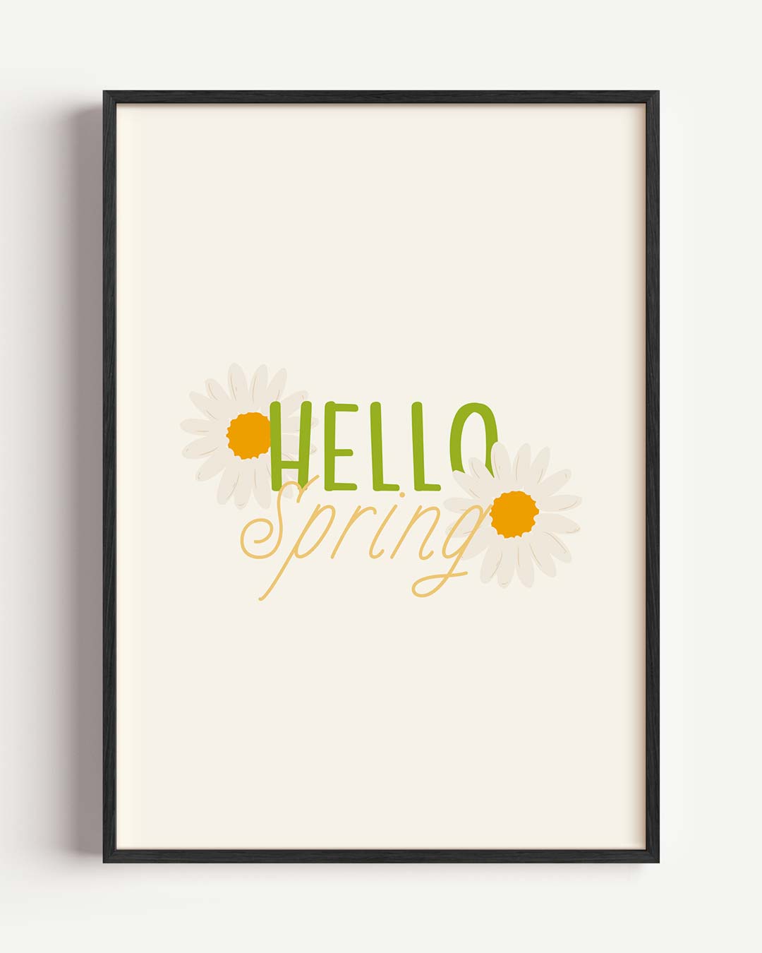 Hallo Lente Bloemenposter-WallArtistic