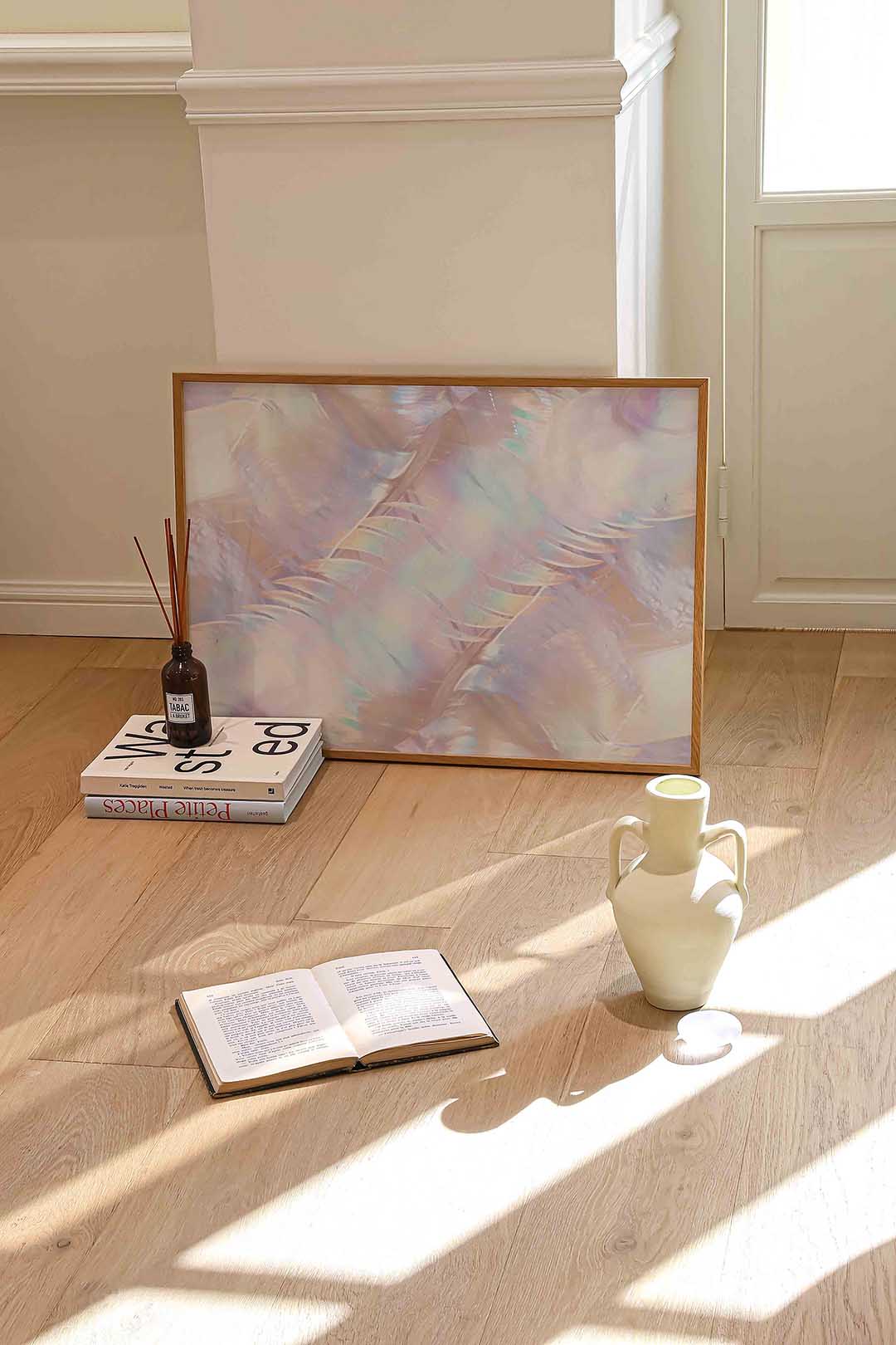 Pastel abstractie Poster
