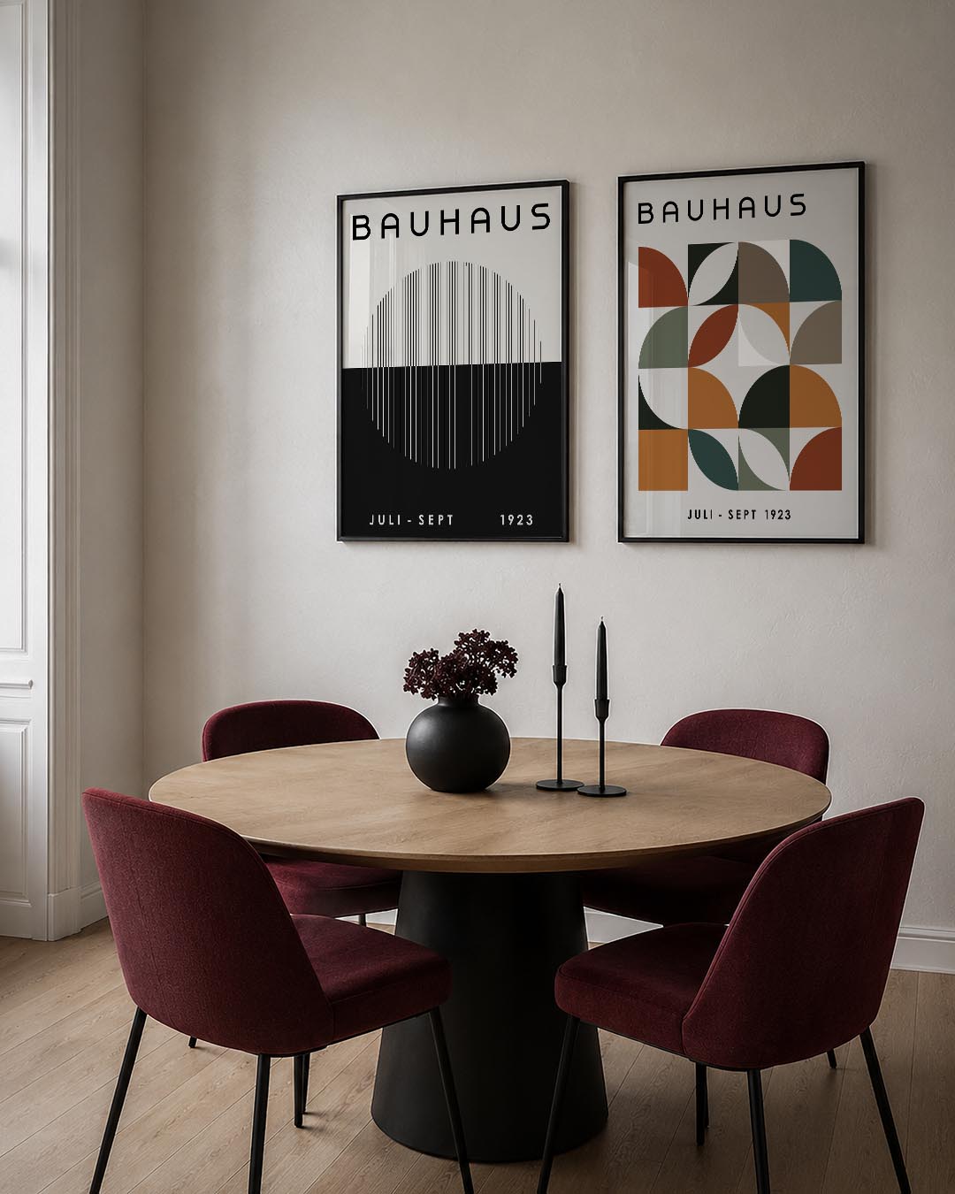 Cirkel en lijnen Posterset