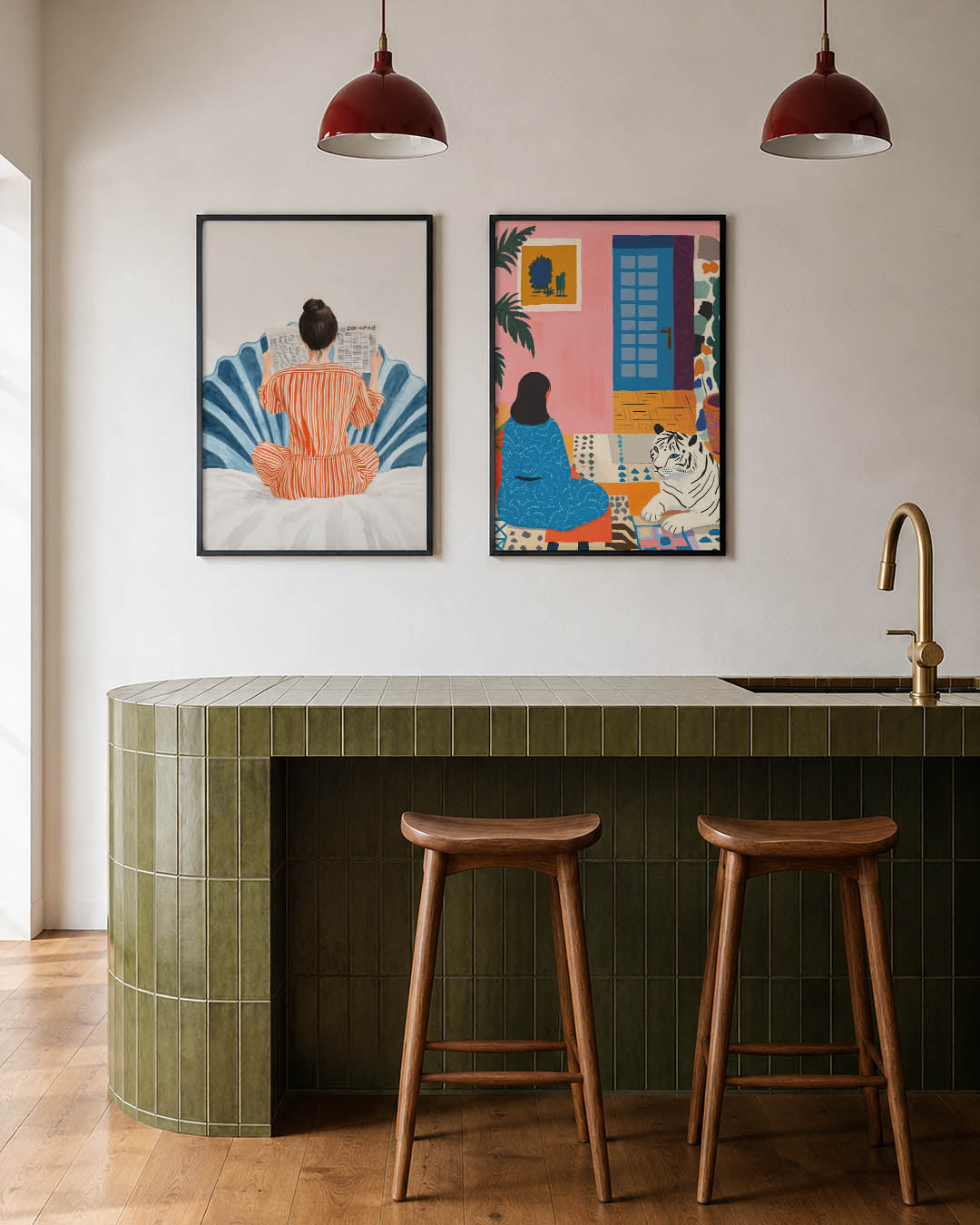 Kleur en lijnen Posterset