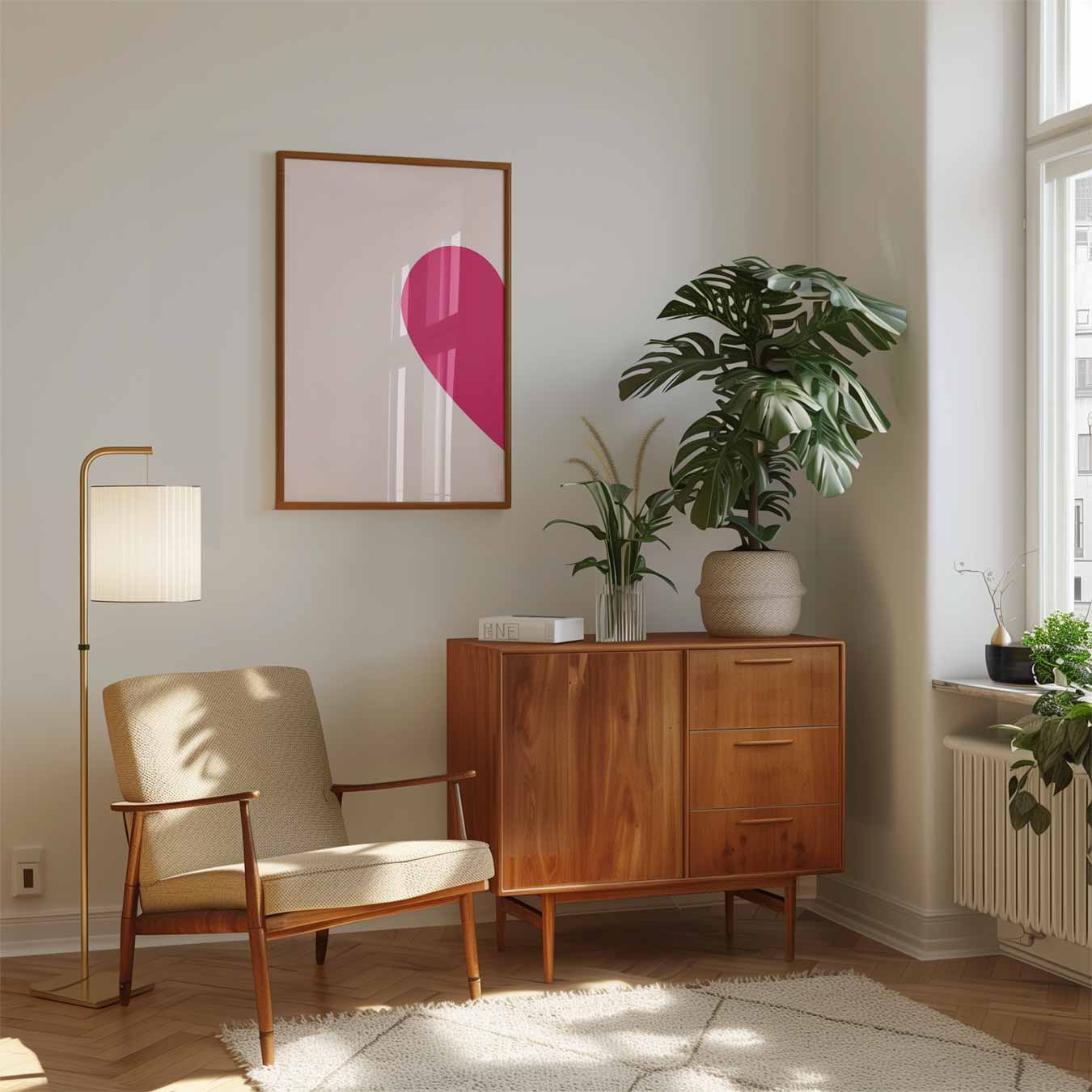 Liefdevolle Hart Poster-WallArtistic