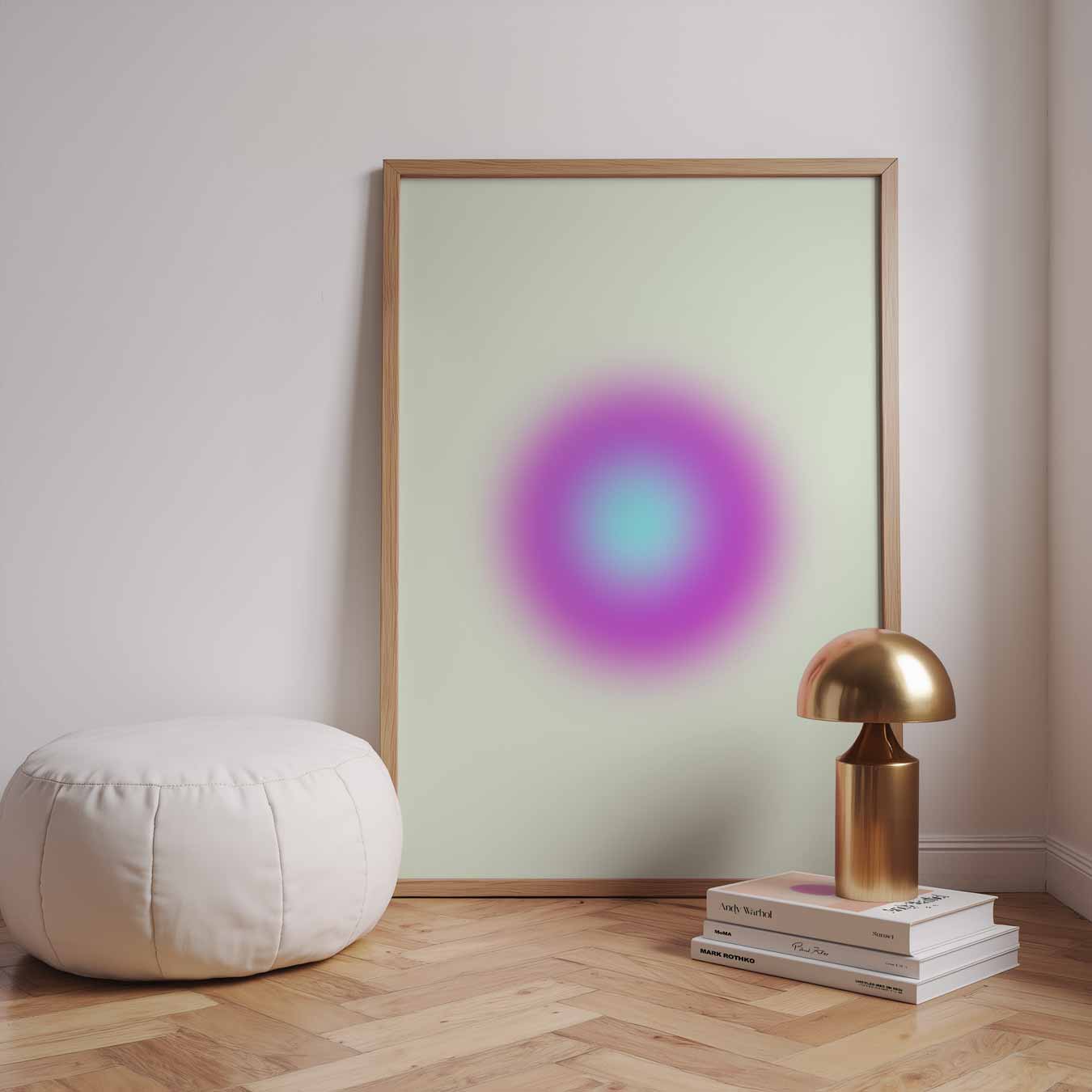 Zachte Regenboog Vibes Poster-WallArtistic