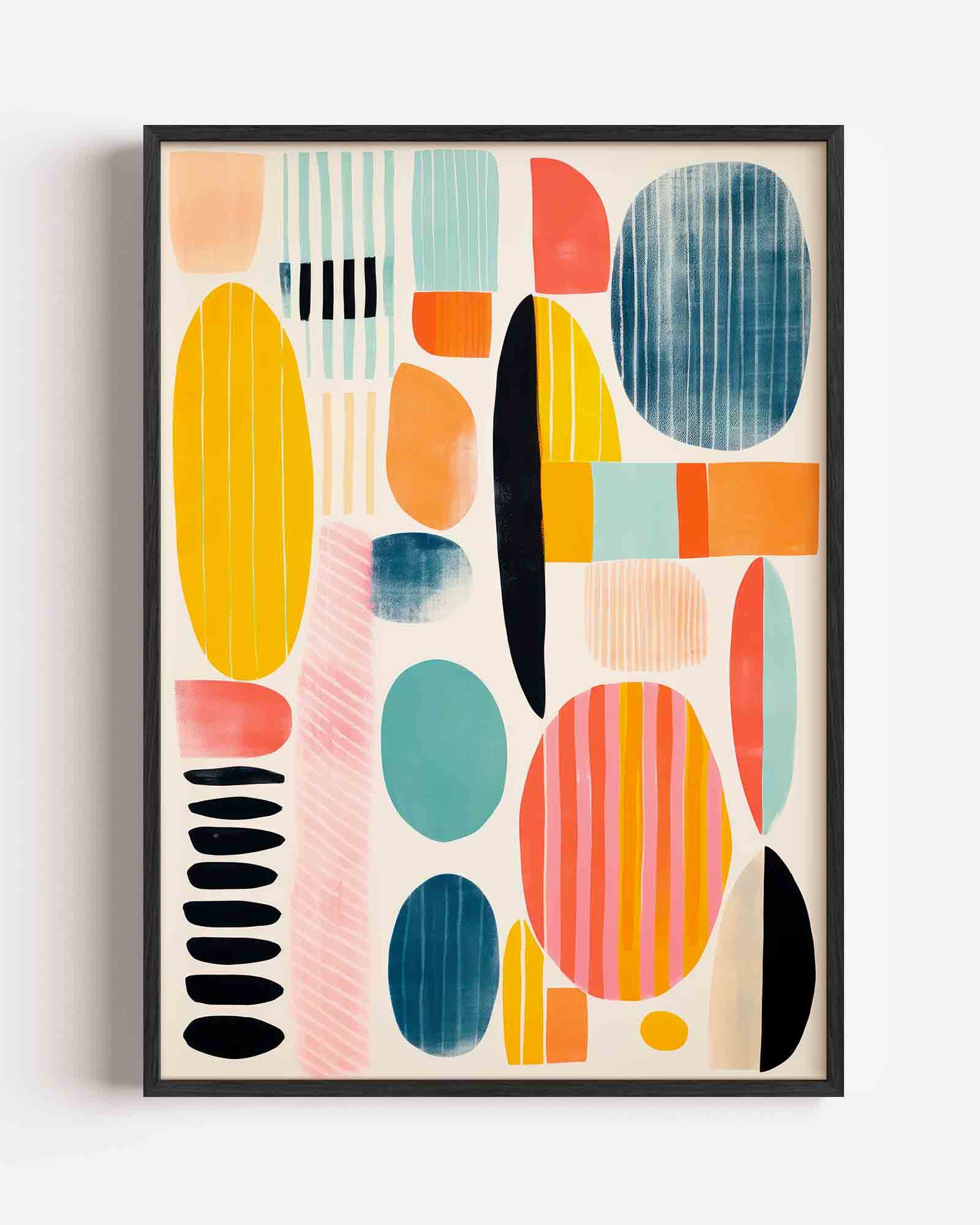 Abstracte vormen Poster