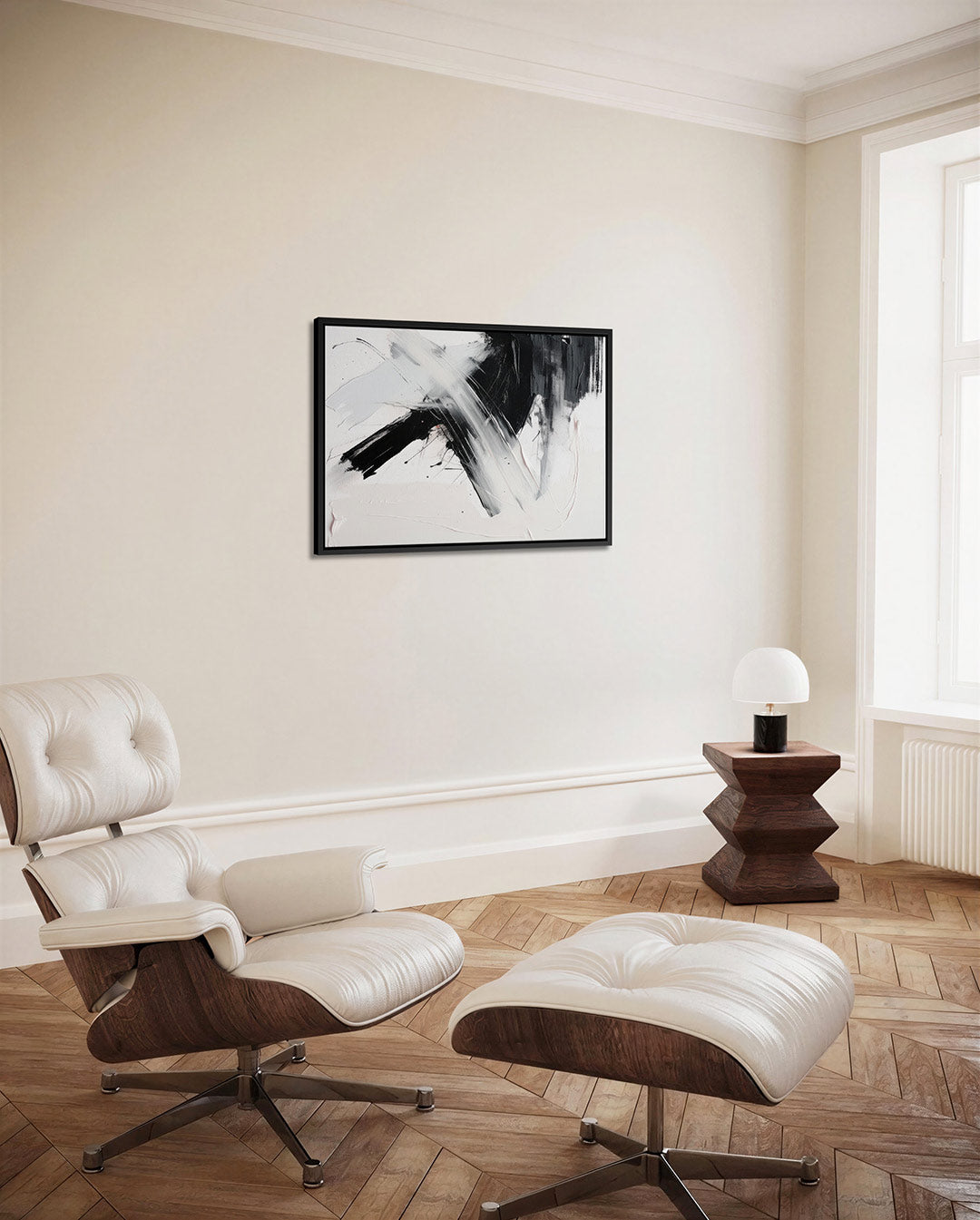 Penseelstreken Kunstwerk