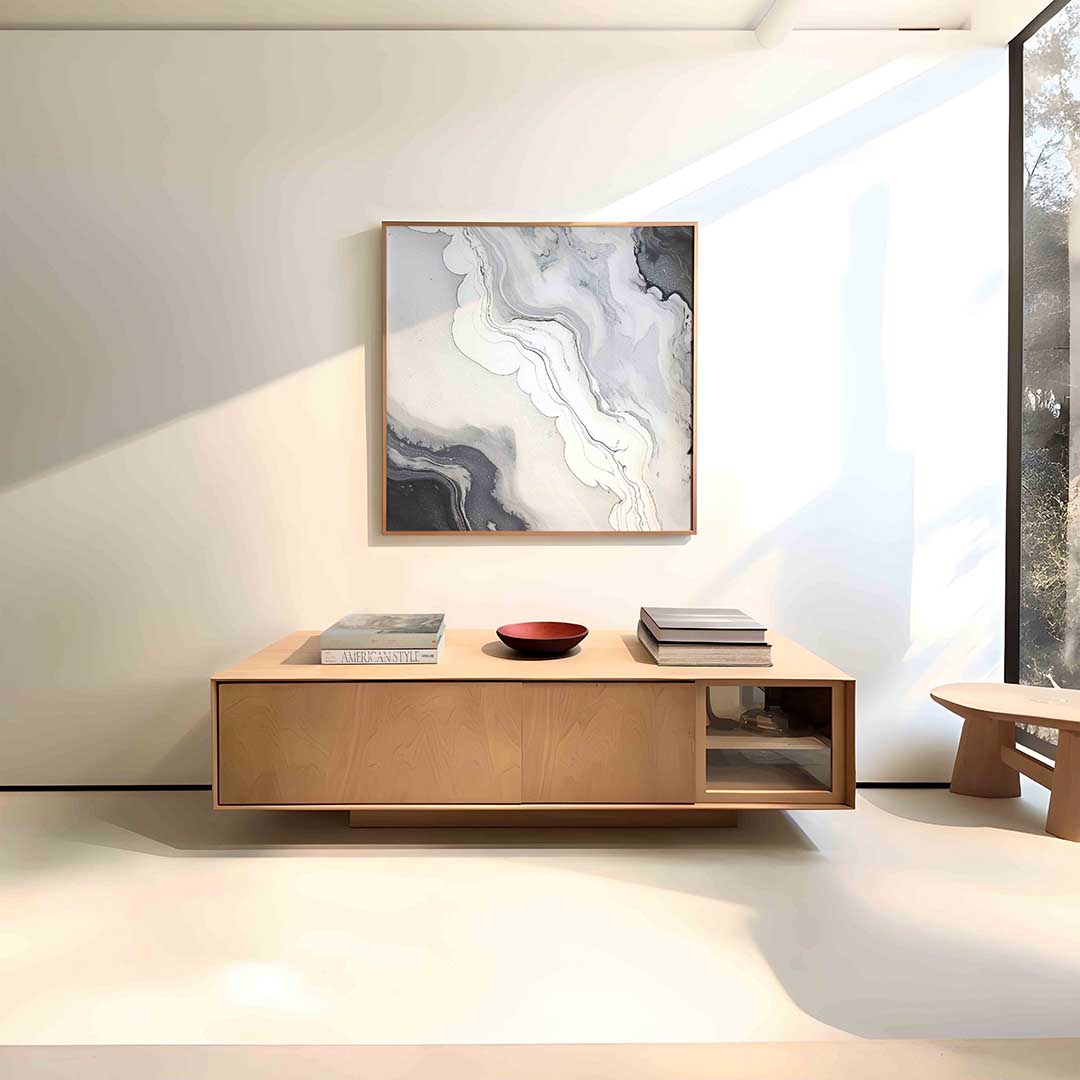 Golvende lijnen Poster