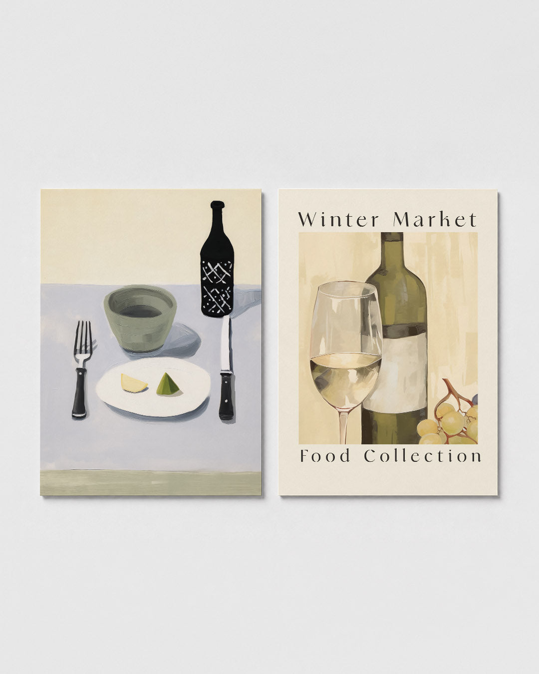 Eettafel compositie Posterset