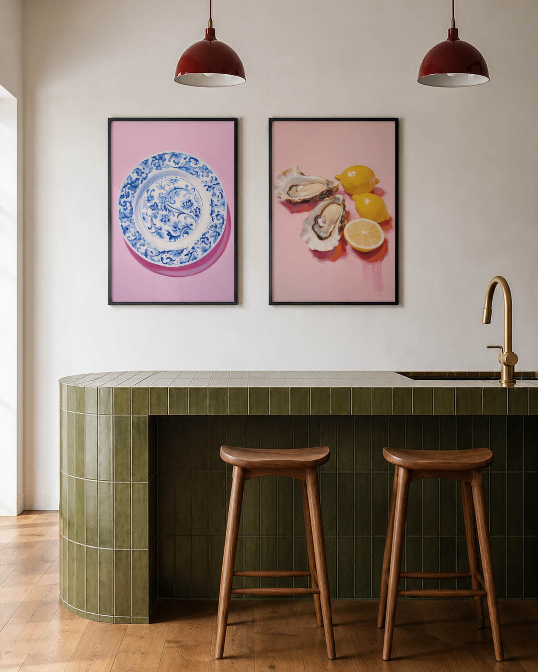 Bloemrijk servies Posterset