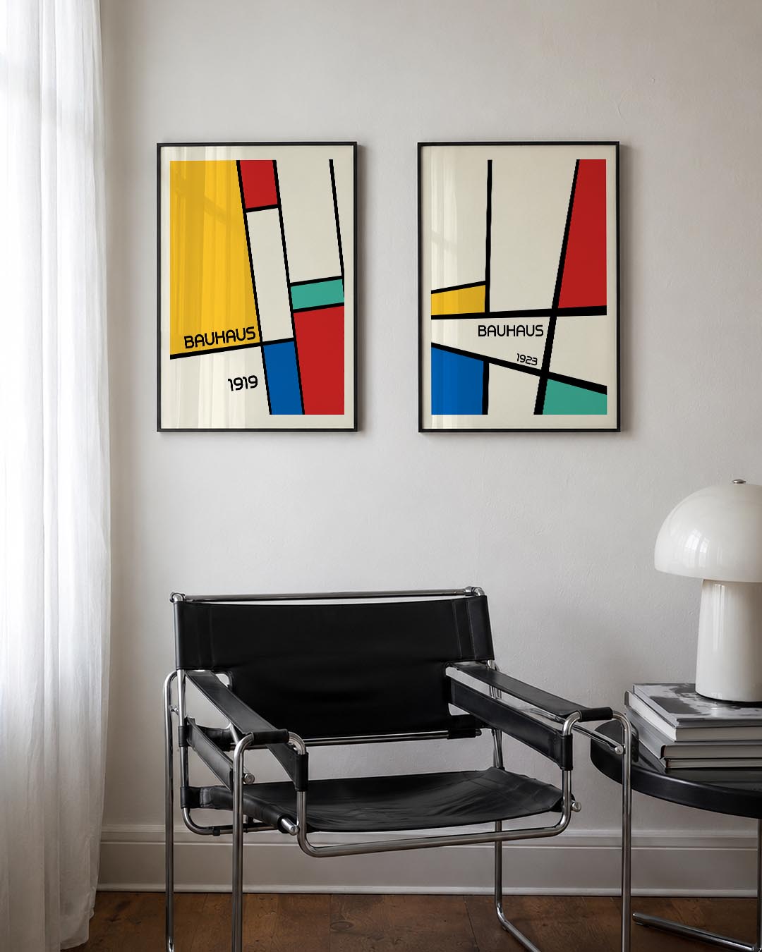 Vormen en kleurvlakken Posterset