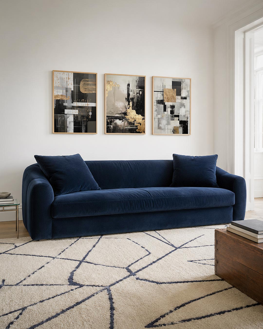 Goud en grijstinten Posterset