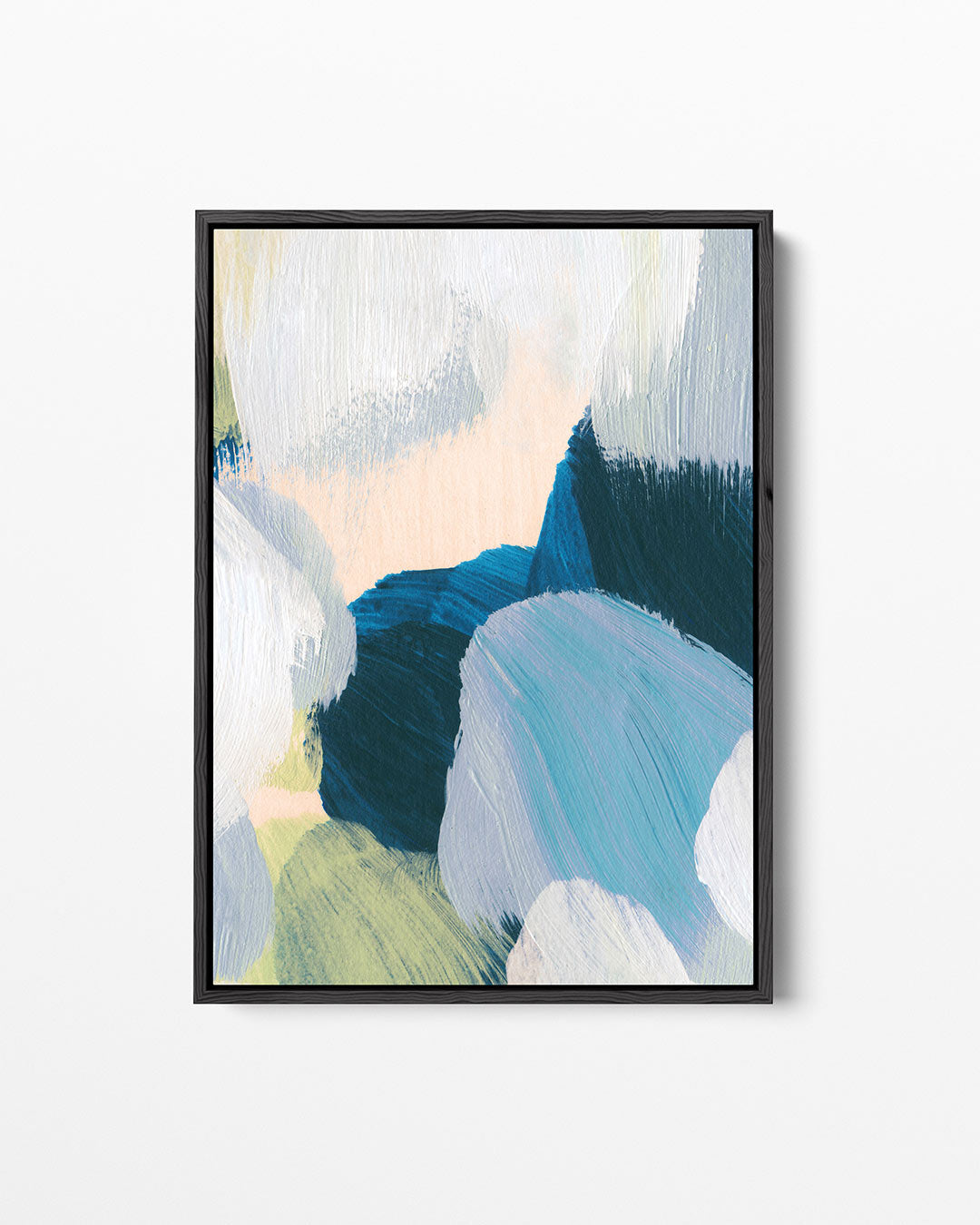 Kleurrijke penseelstreken Kunstwerk