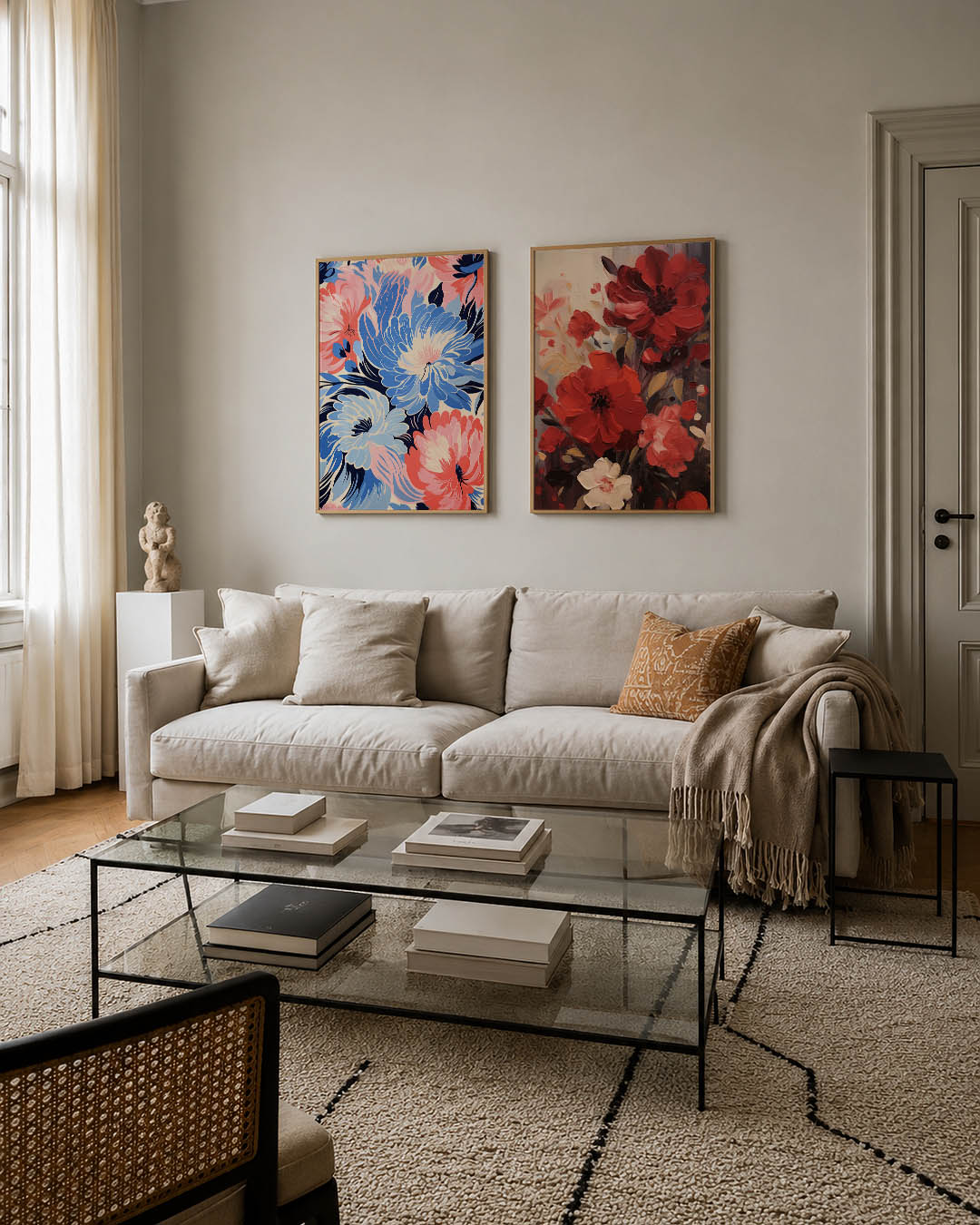 Bloemrijke vormen Posterset