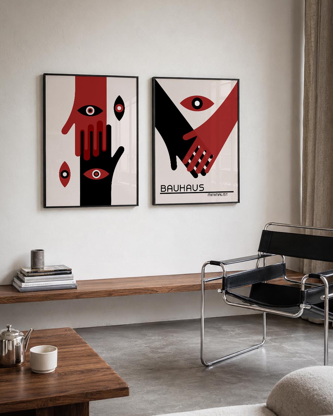 Handen en ogen Posterset