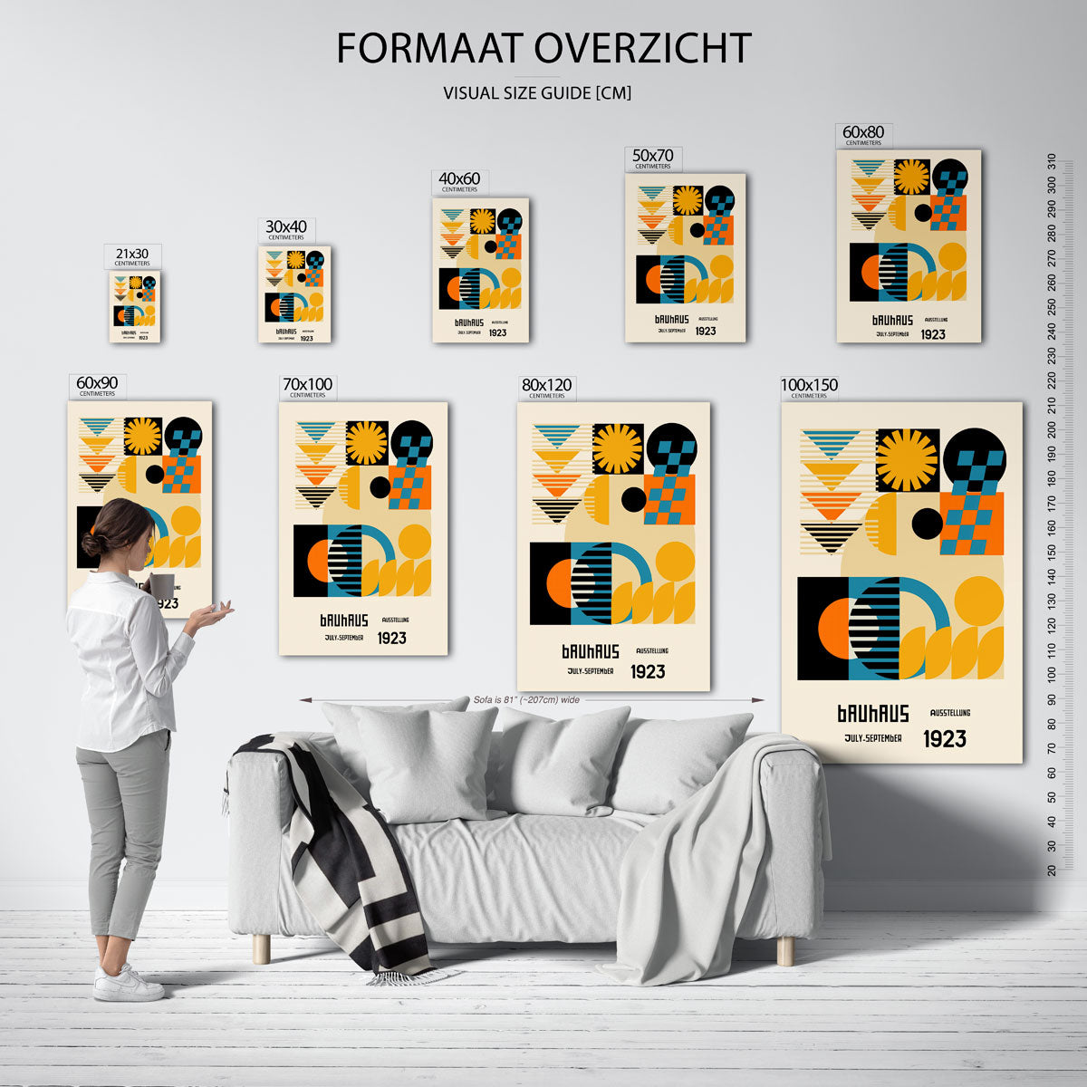 Vormen en vlakken Poster