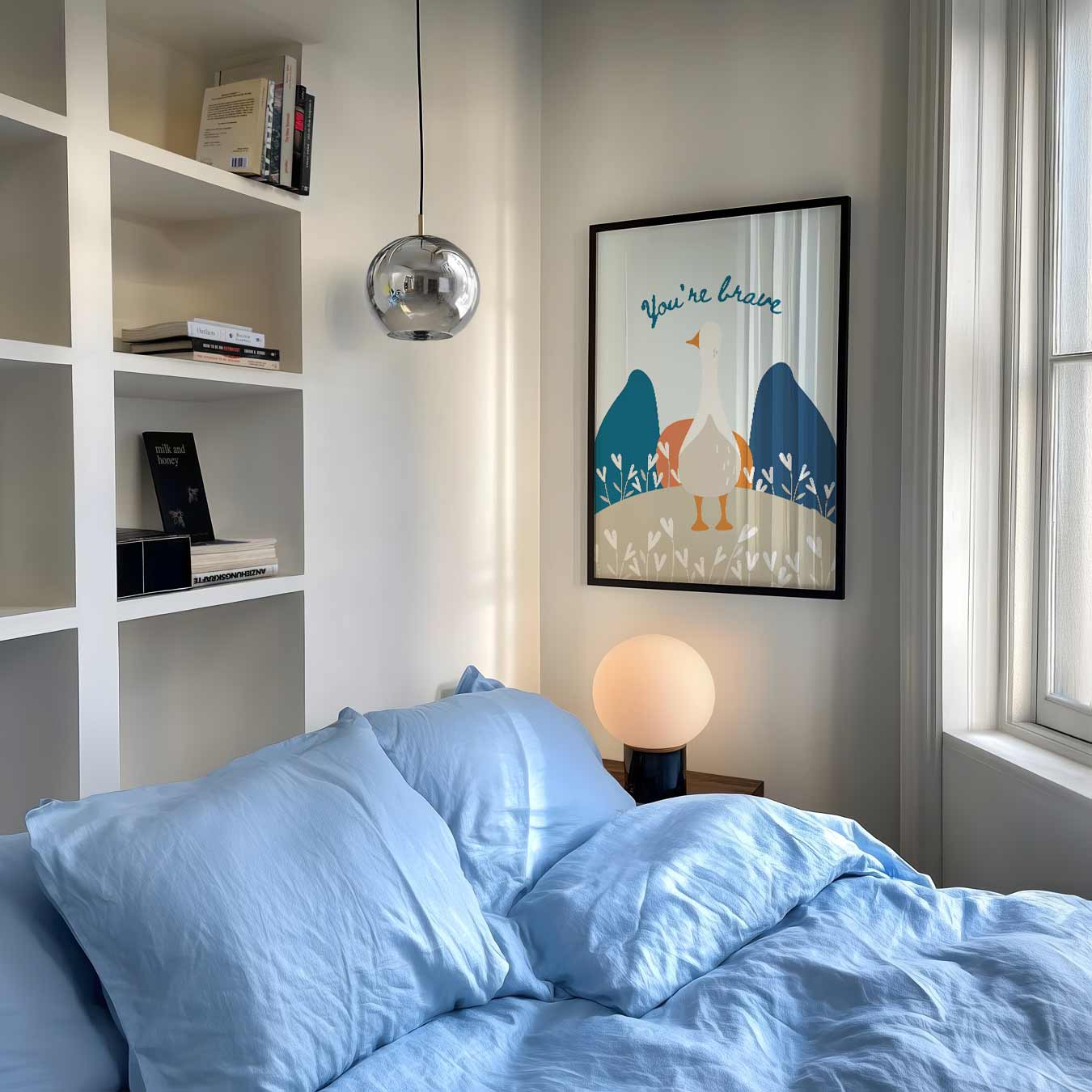 Dappere Gans Poster-WallArtistic