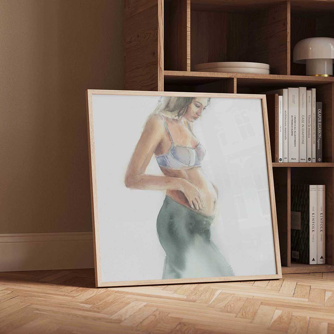 Zwangere vrouw Poster
