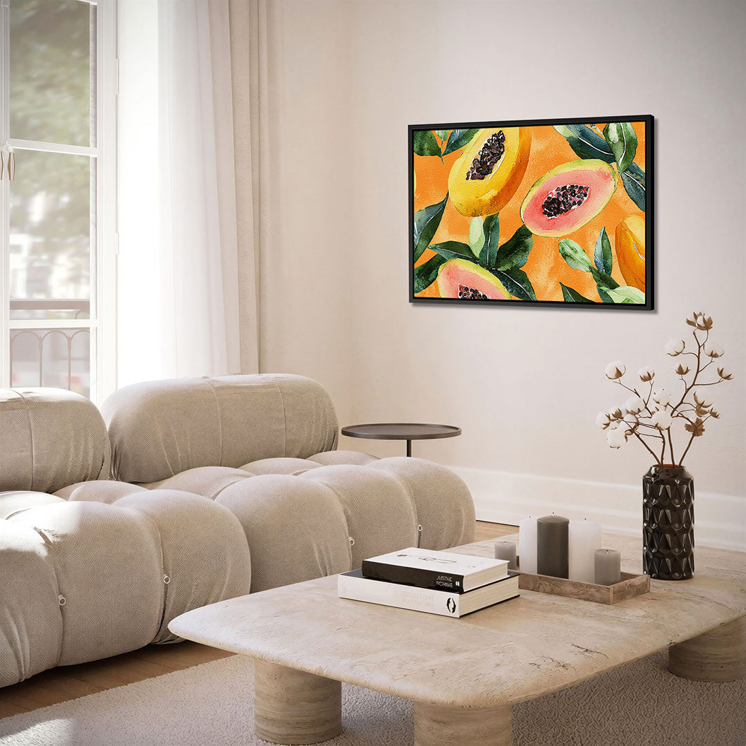 Fruit en bladeren Kunstwerk