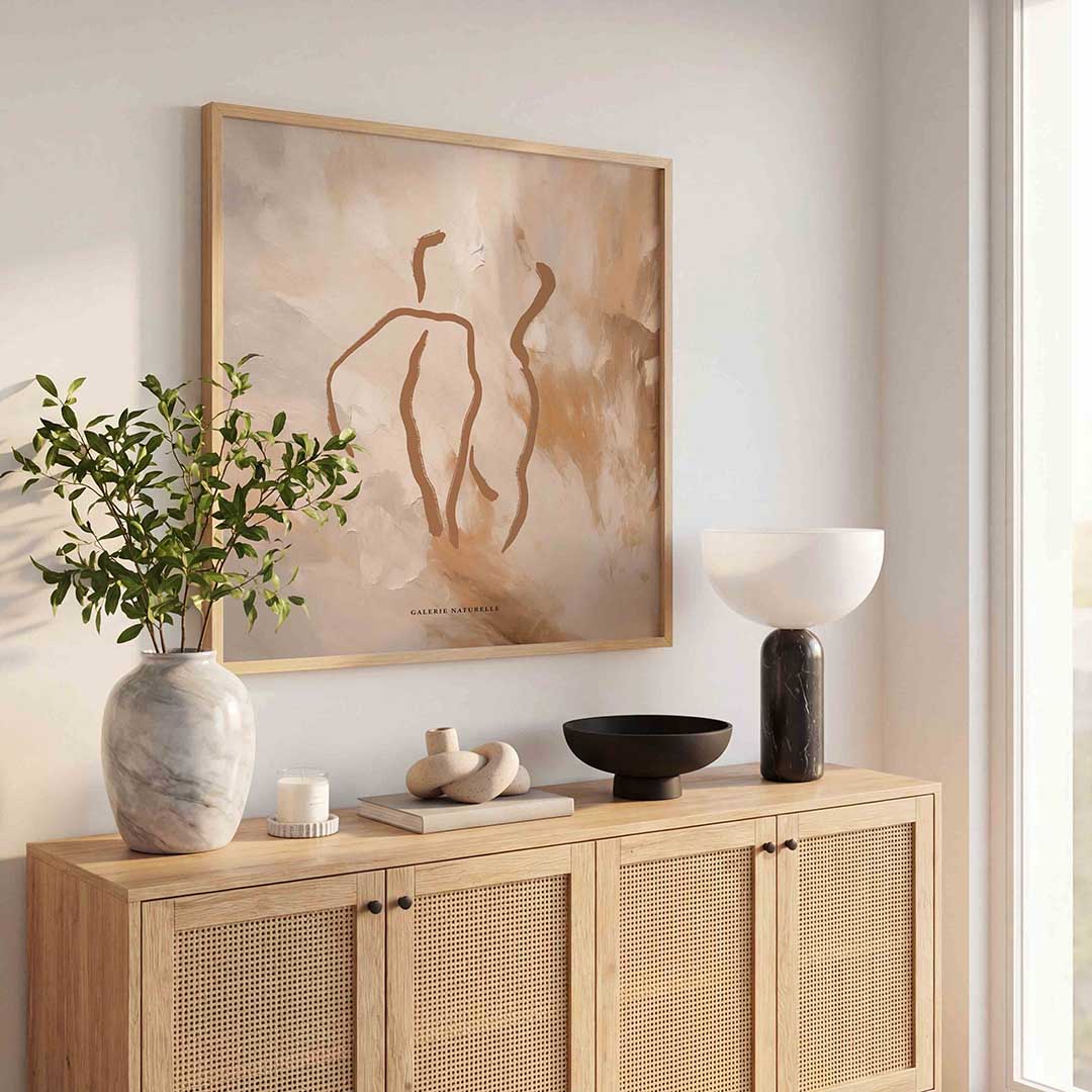 Abstracte figuren Poster