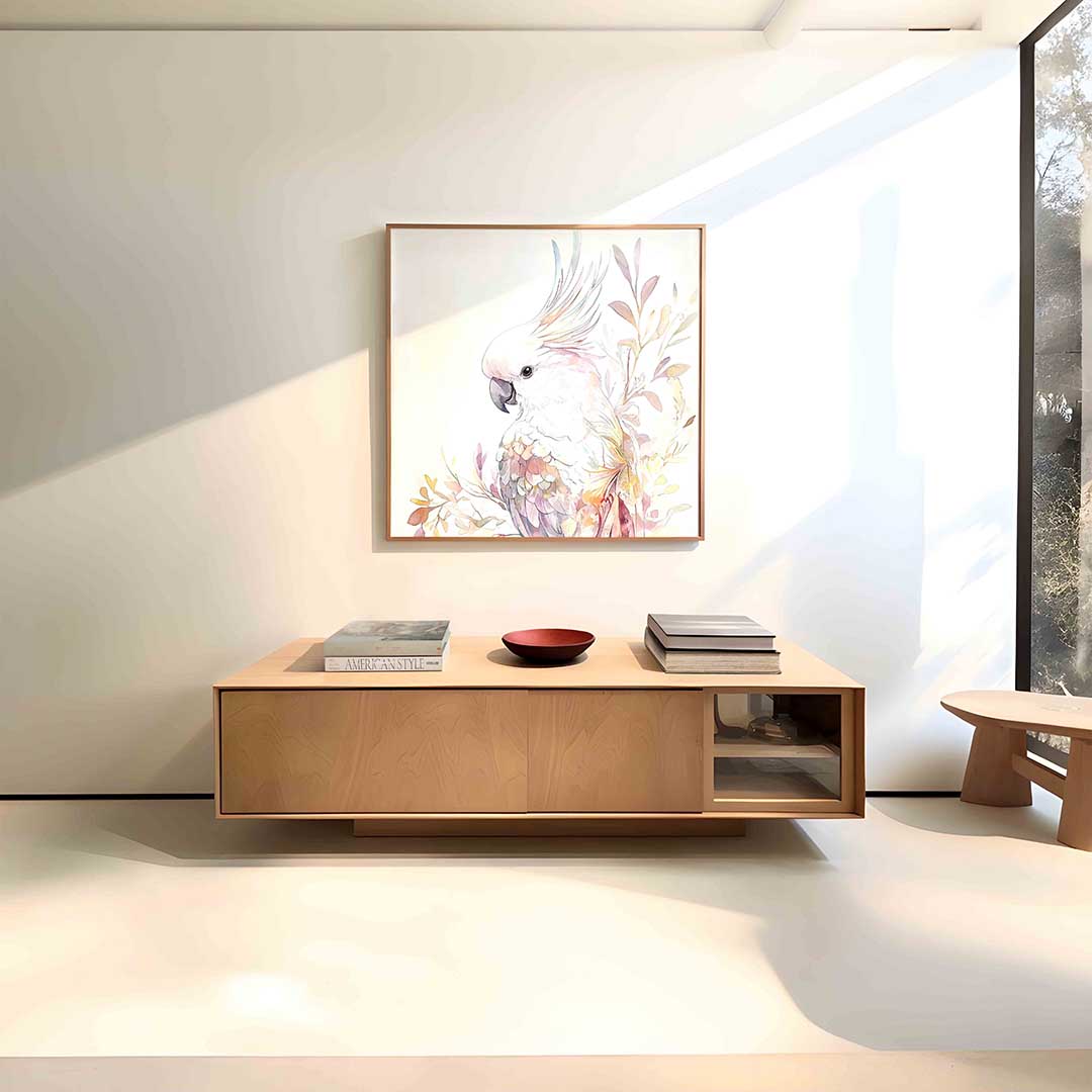 Witte kaketoe Poster