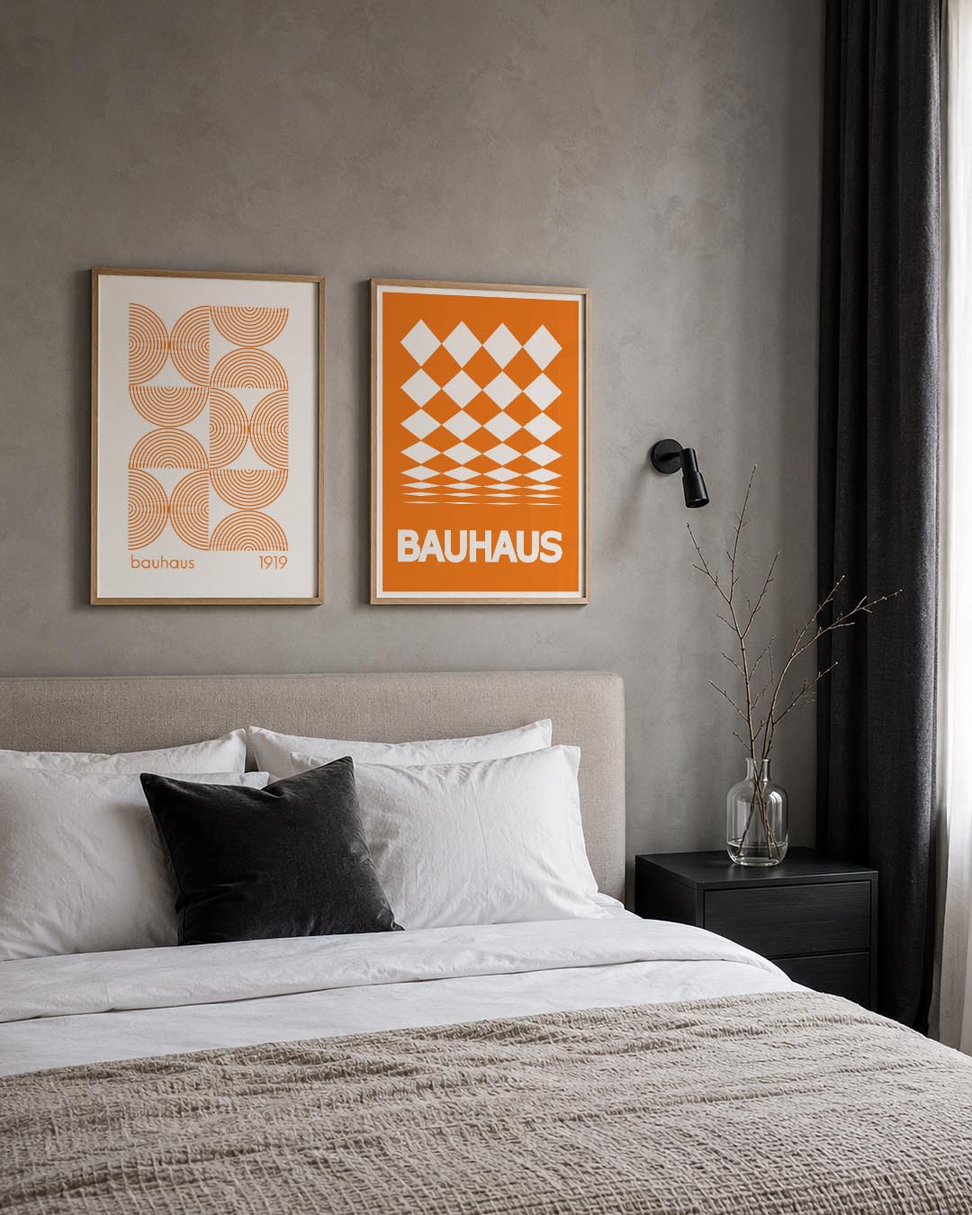 Cirkelritme en lijnen Posterset