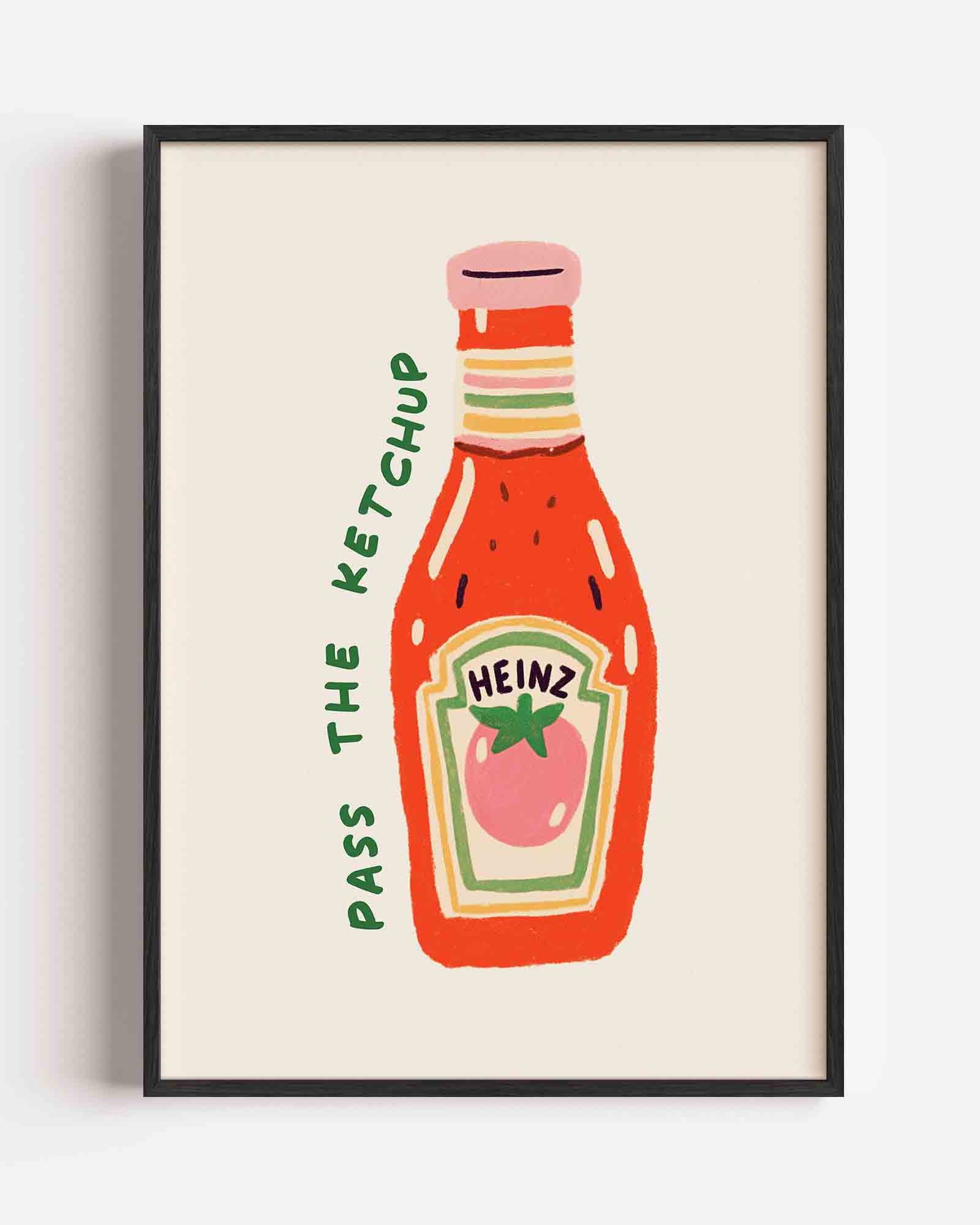 Ketchup fles Poster