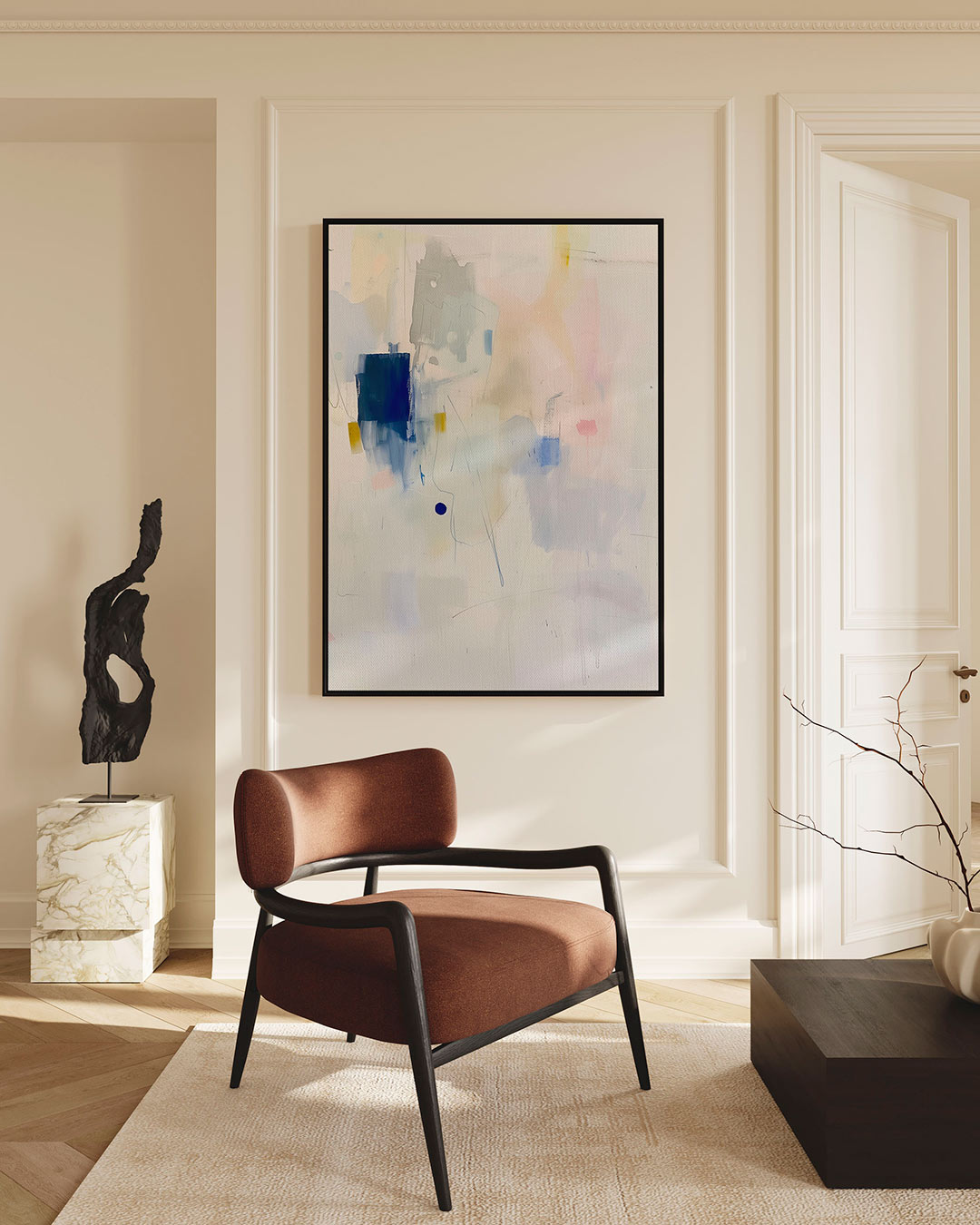 Kleurrijke vormen Kunstwerk