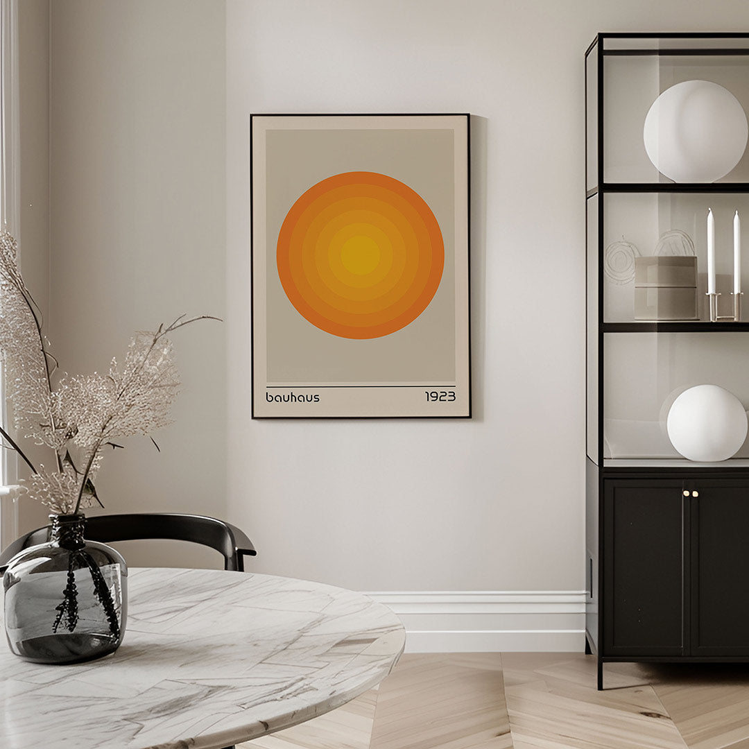 Cirkelvormen en kleur Poster