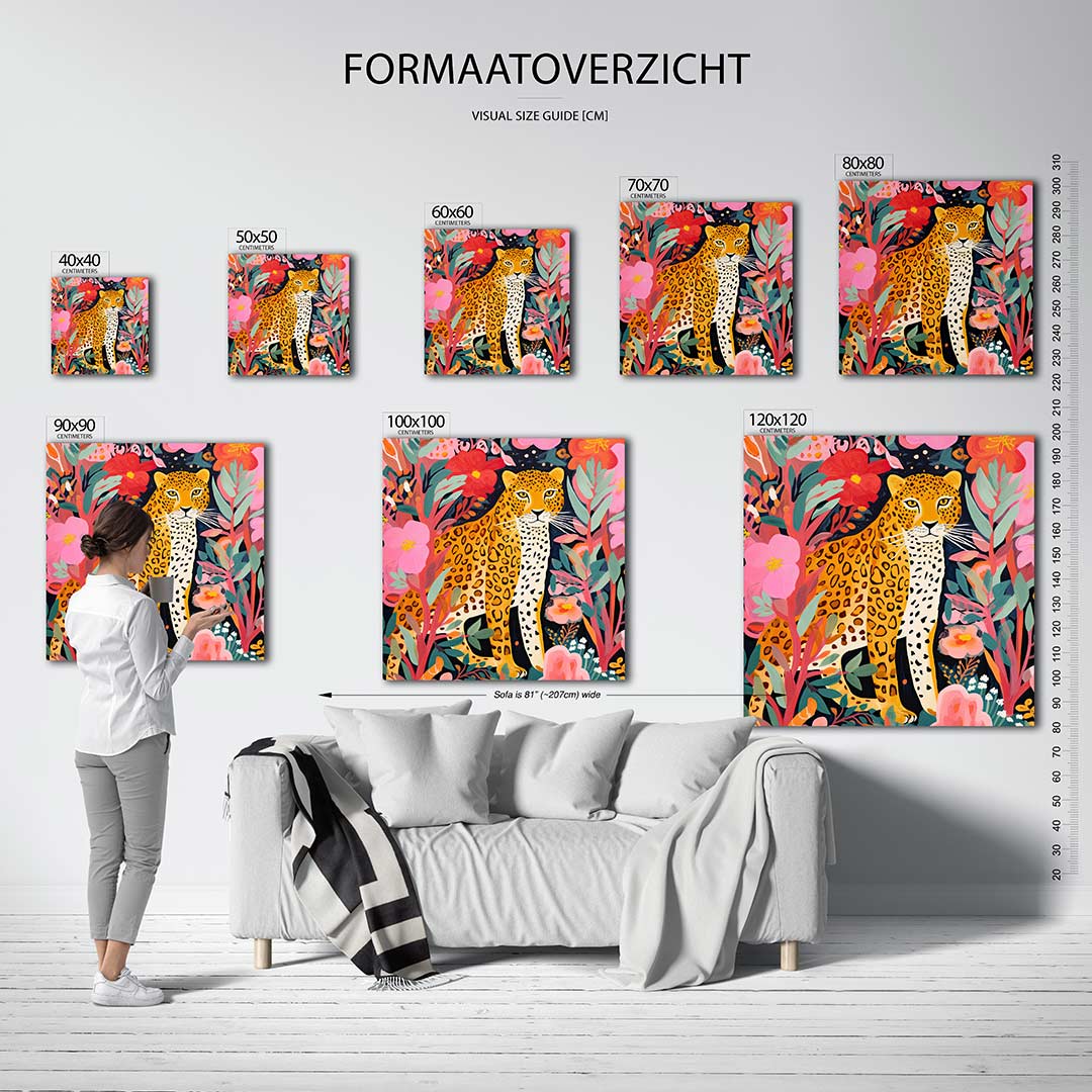 Levendige dierenwereld Kunstwerk