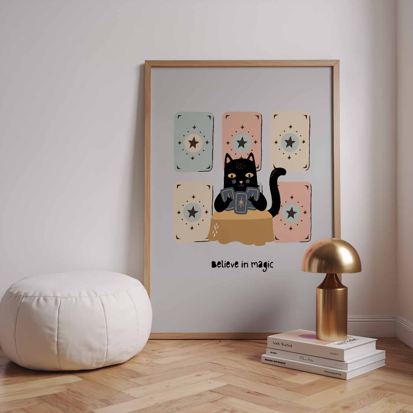 Magische Kat Tarot Poster-WallArtistic