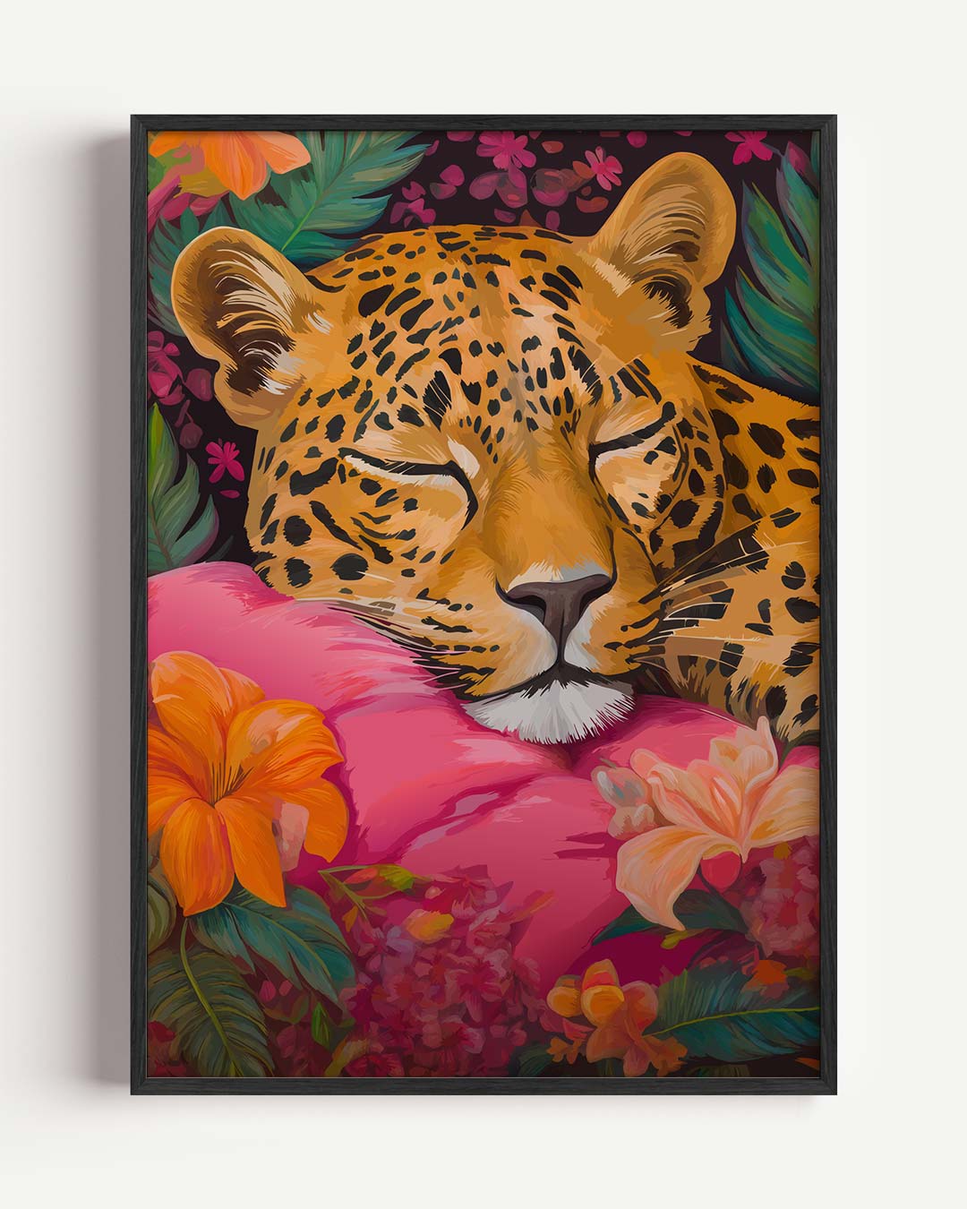 Tropische Luipaard Poster-WallArtistic