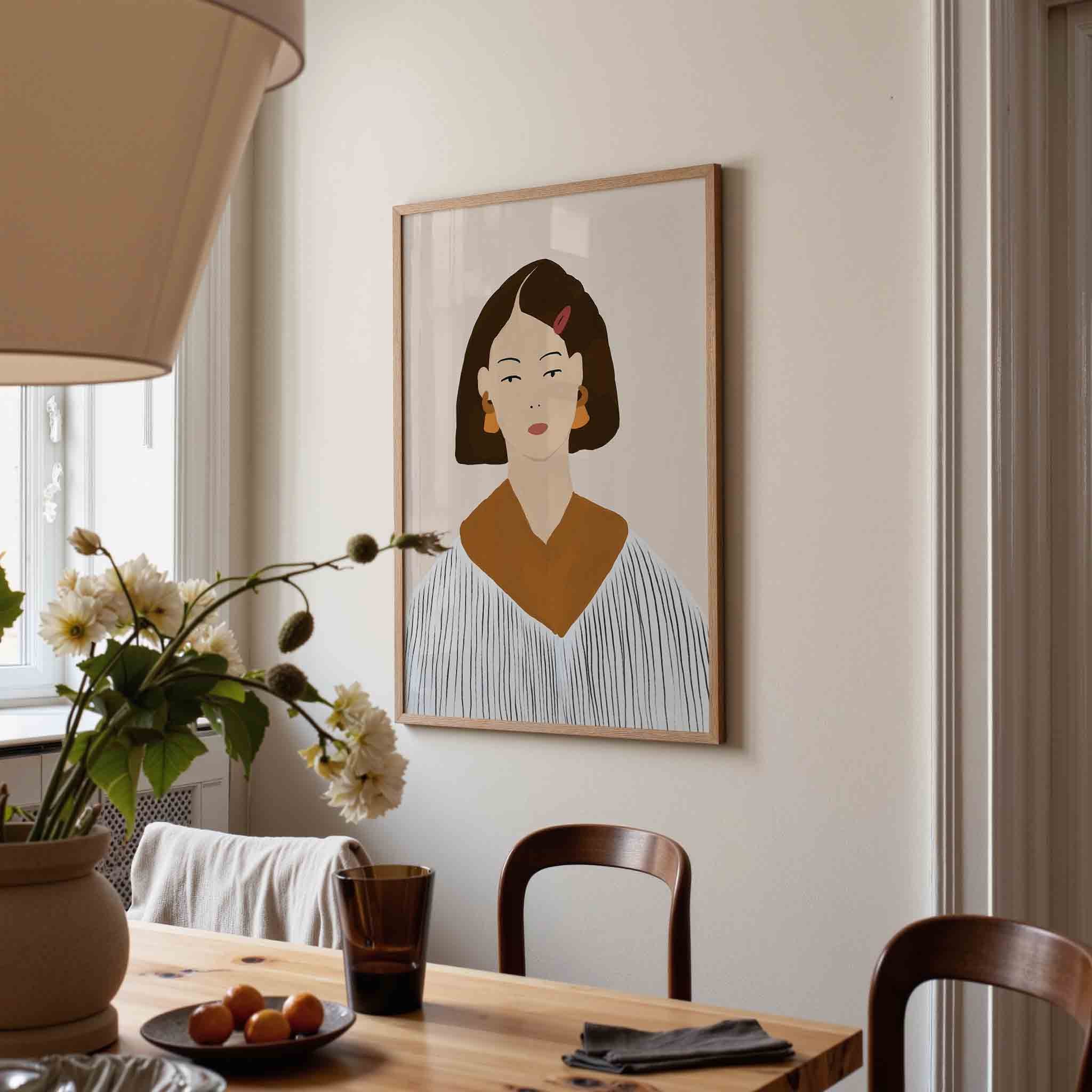 Vrouwelijk portret Poster