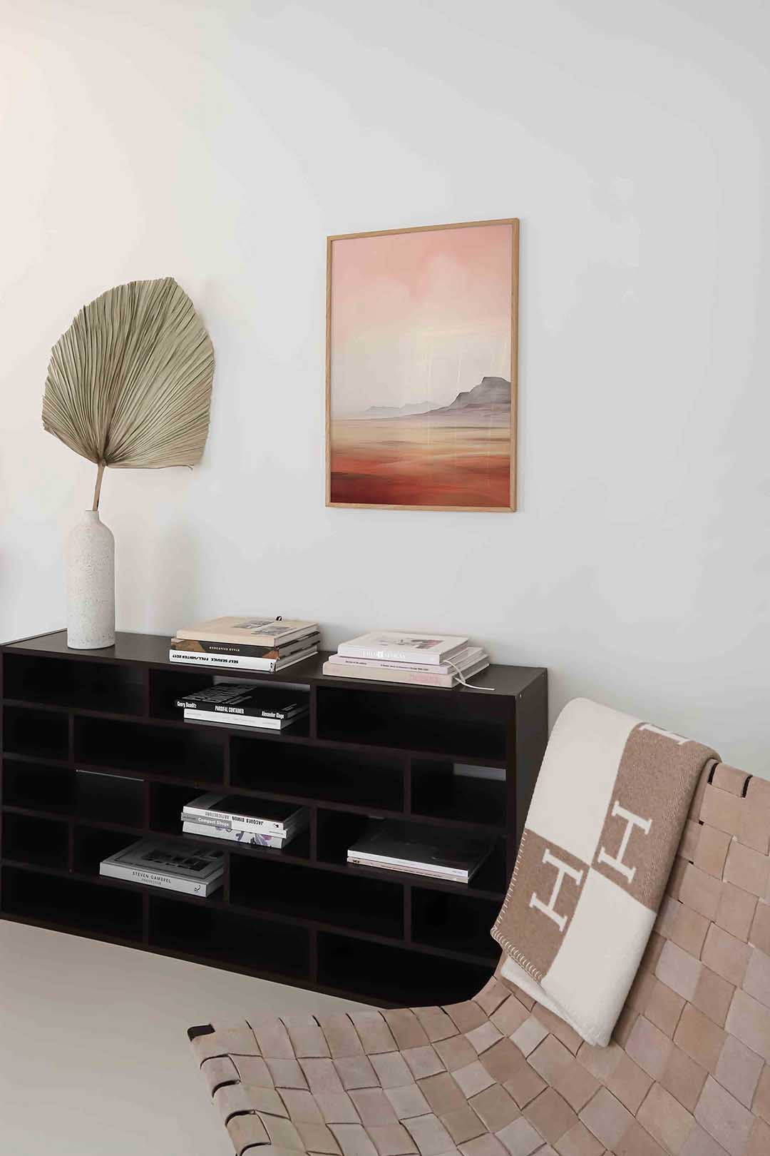 Landschap met bergen Poster