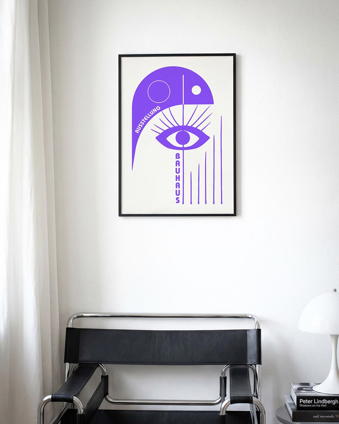 Oog en lijnen Poster