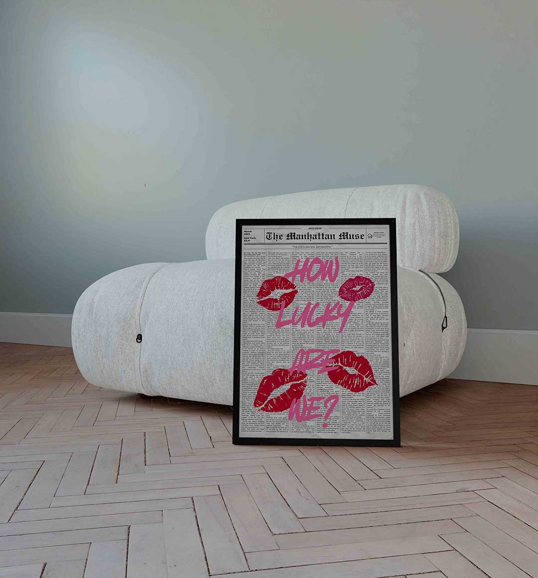 How lucky are we Poster