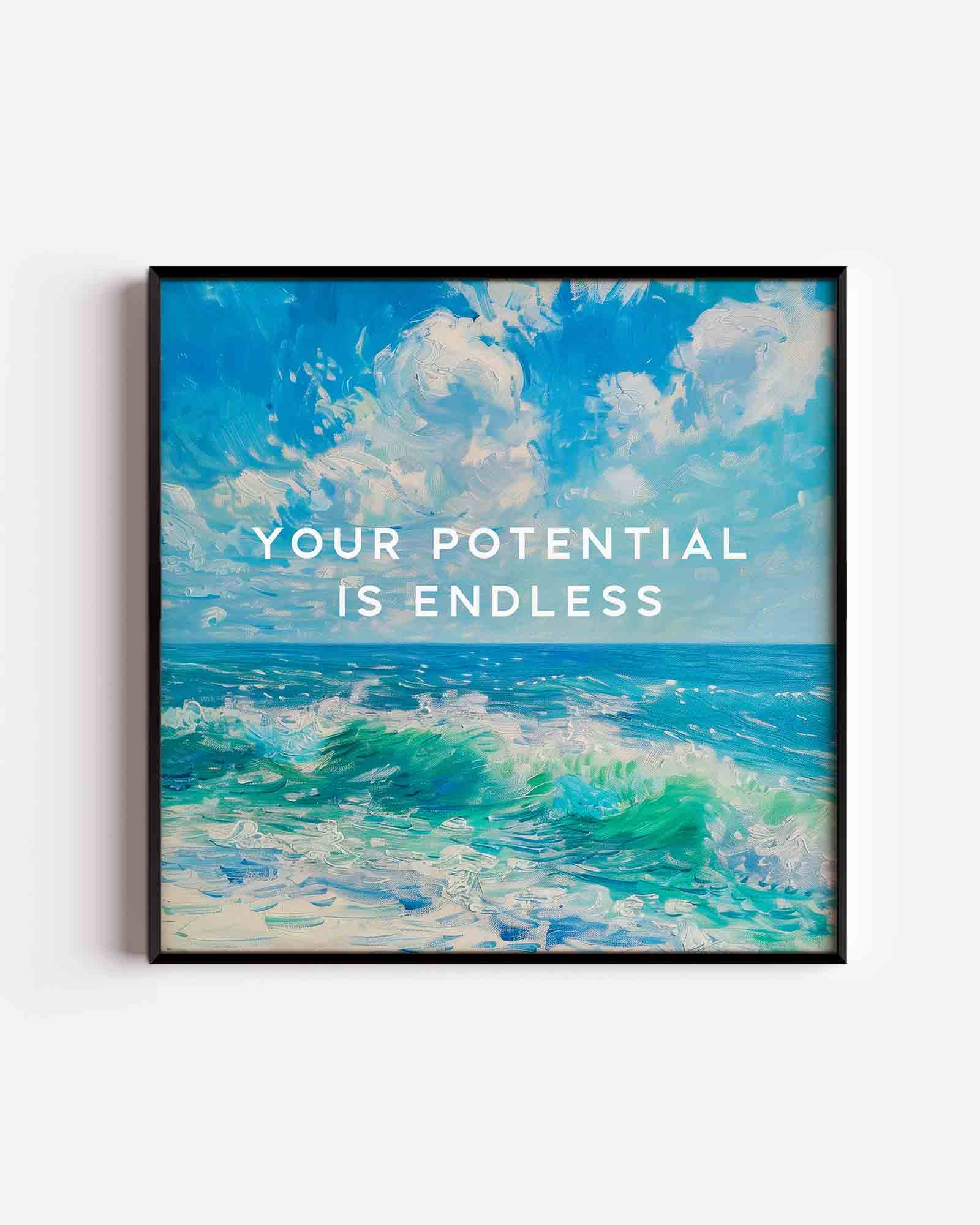 Golven en lucht Poster