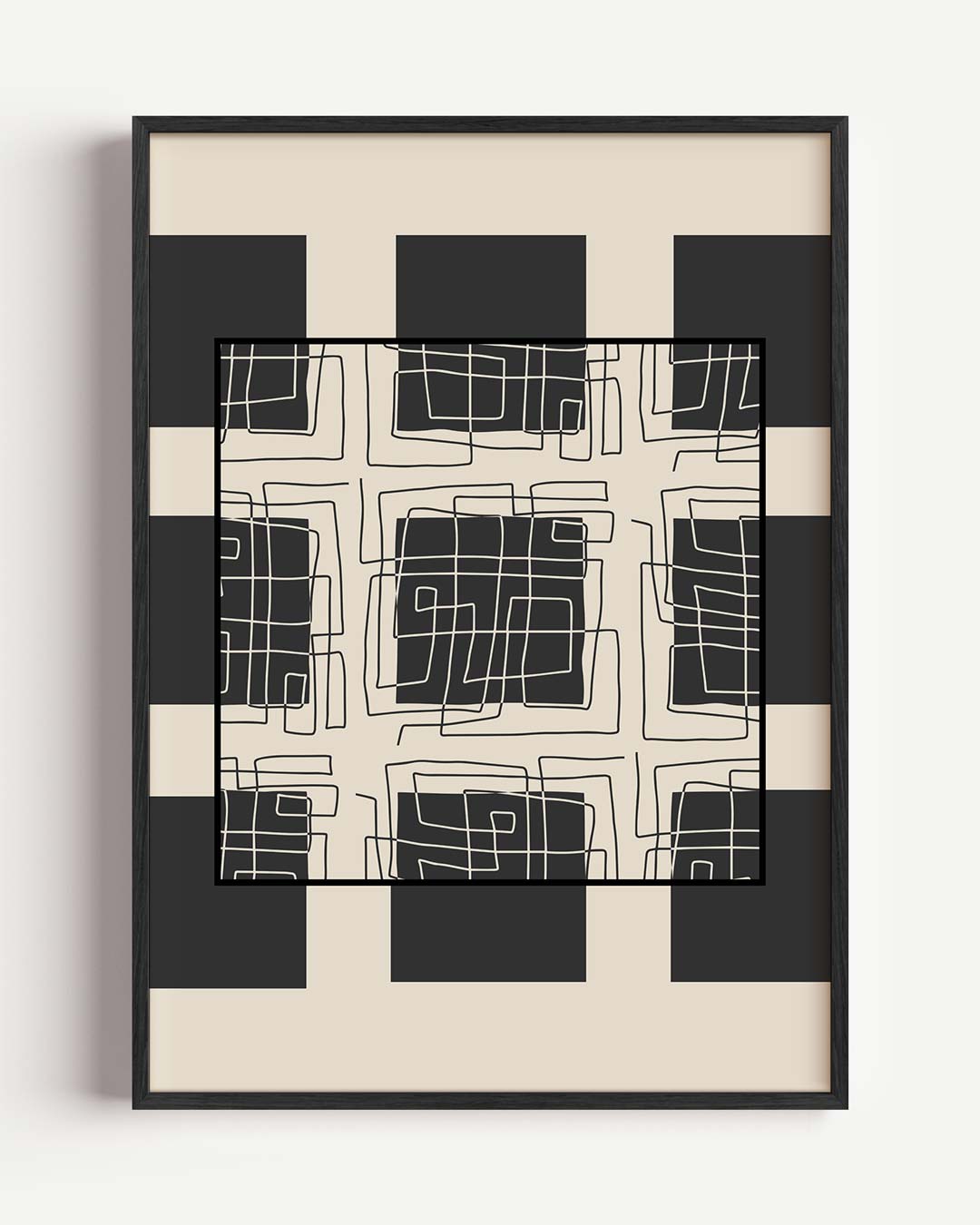 Modern Abstracte Kunstposter-WallArtistic