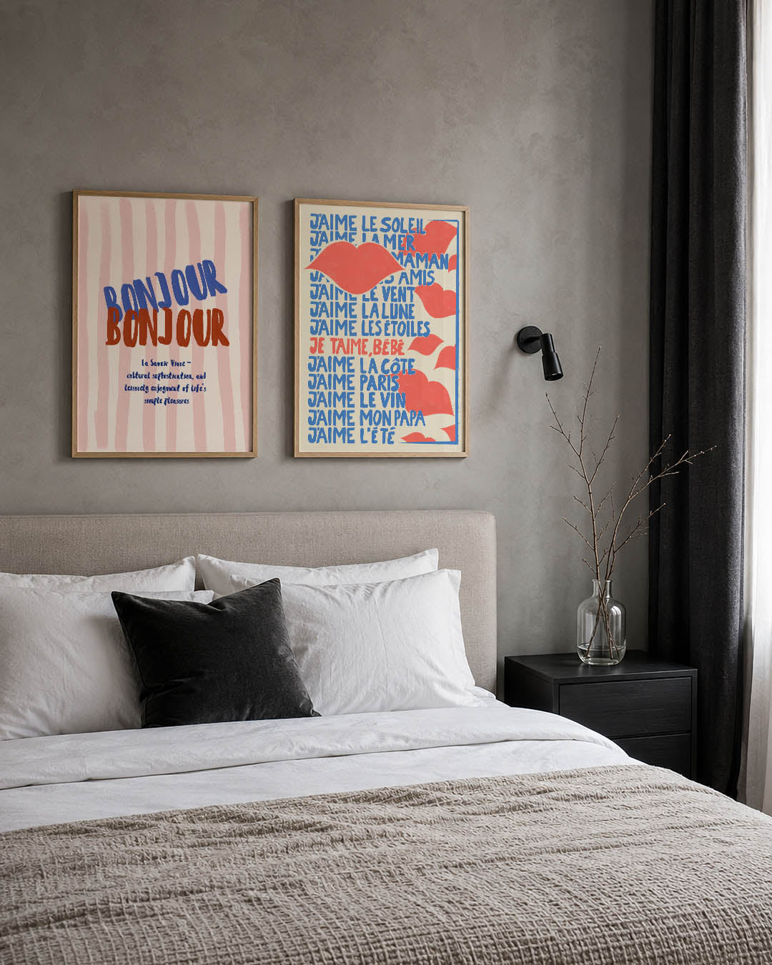 Kleurrijke groet Posterset