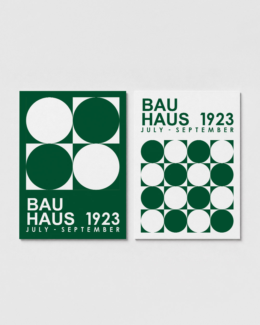 Cirkel en vierkant Posterset