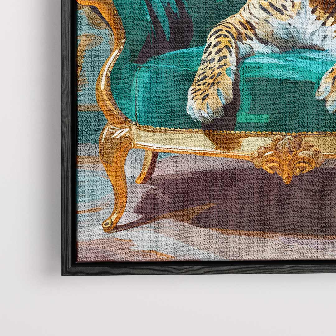 Luxuriöse Kunstwerke in der Leopard Lounge