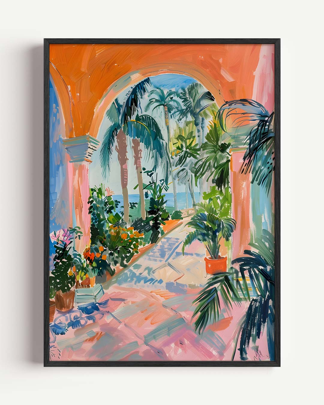 Tropische Tuin Escape Poster-WallArtistic